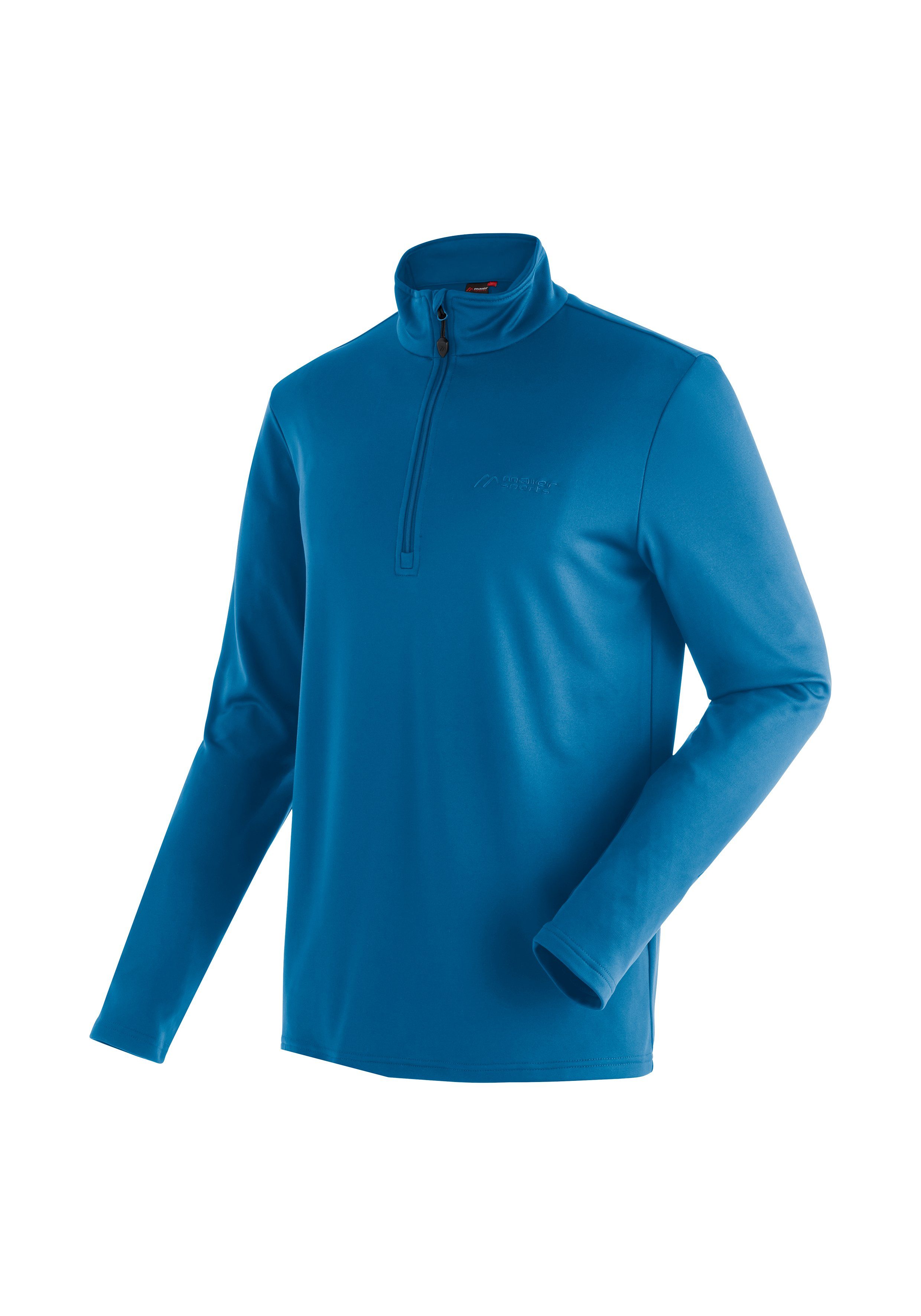 Maier Sports Langarmshirt Felix Warmer und leichter Rolli für Ski und mehr