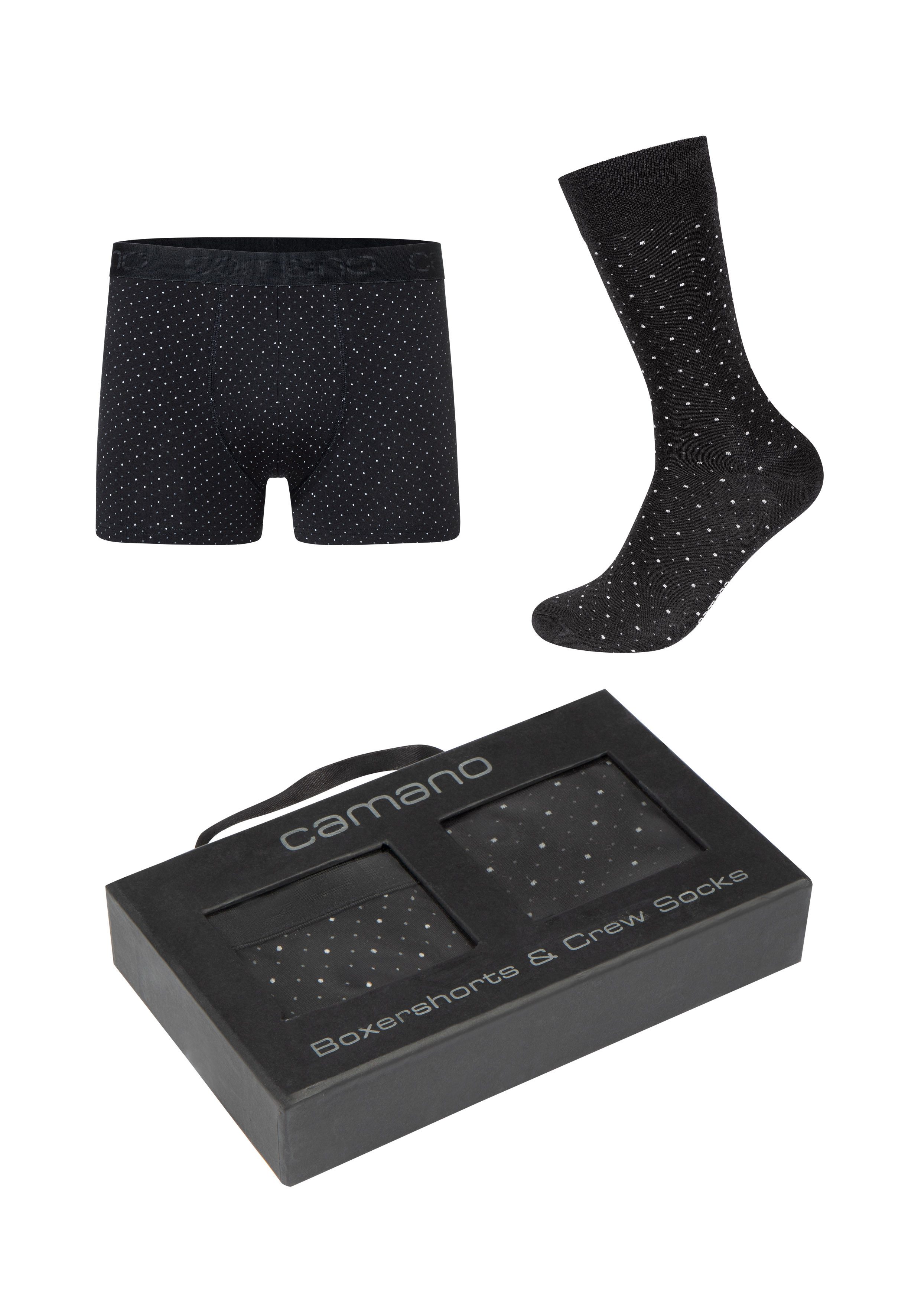 Camano Businesssocken Socken und Boxershorts Geschenkset comfort (1 Paar So günstig online kaufen