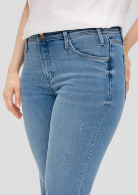 s.Oliver Stoffhose Jeans-Capri / Regular Fit / Mid Rise / Slim Leg