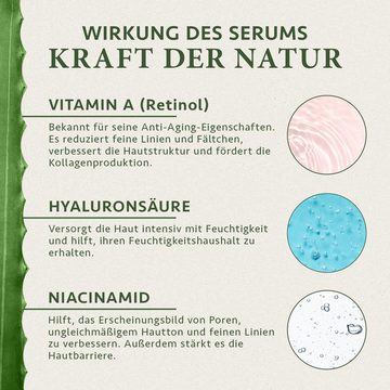 Satin Naturel Gesichtsserum Retinol Bio Serum hochdosiert, 1-tlg.