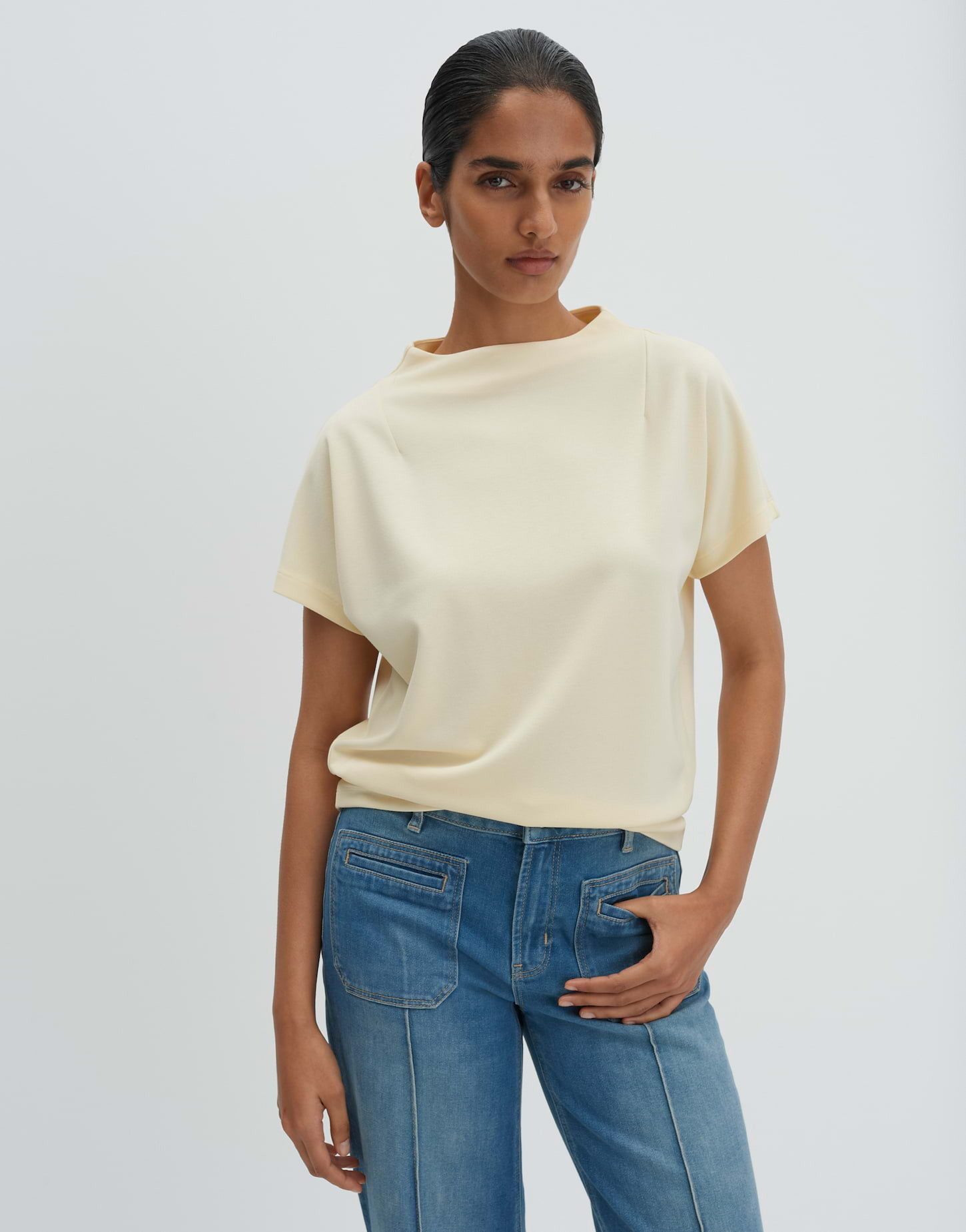 someday Kurzarmshirt Kiline Lockere Passform, komfortabel und leicht glänze günstig online kaufen