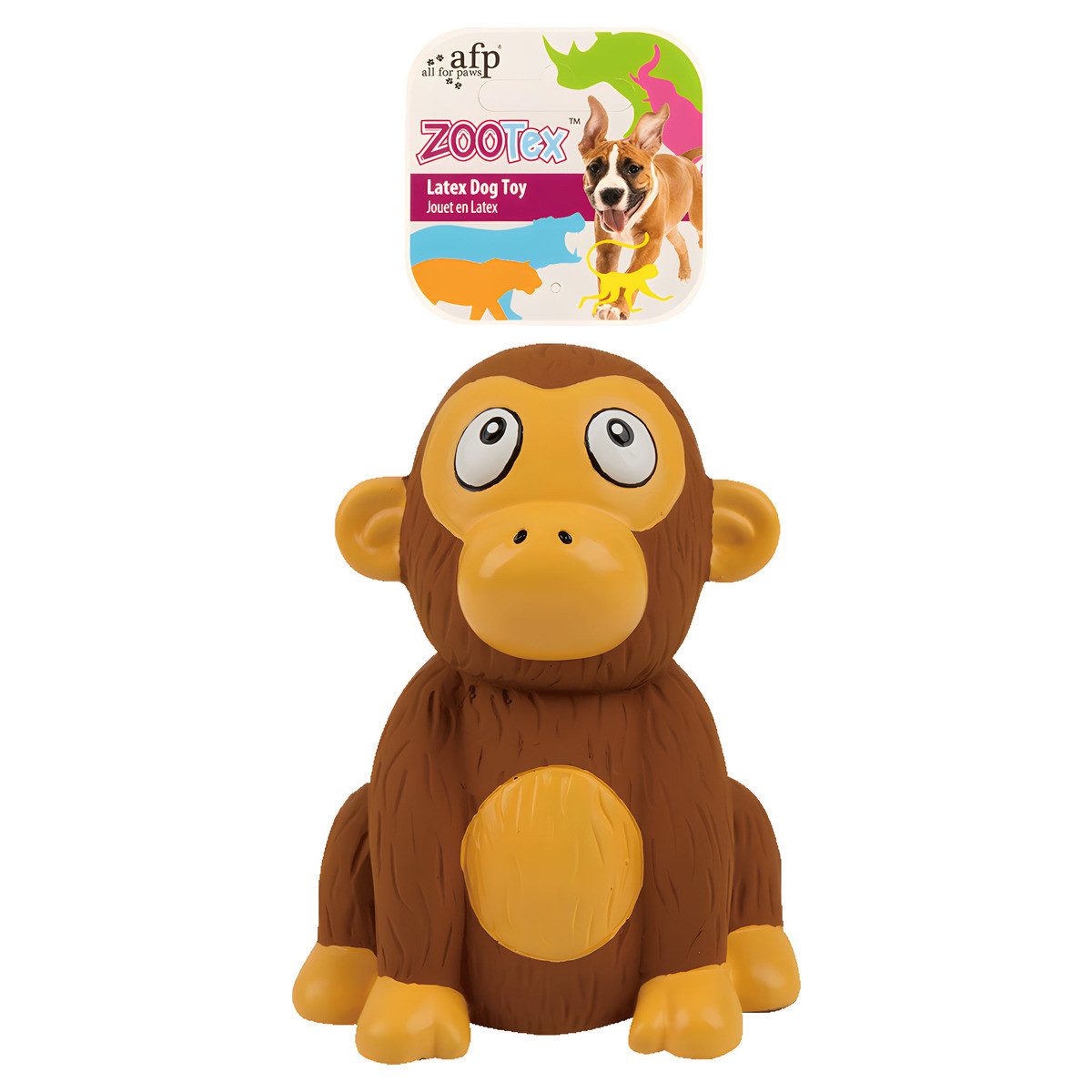 all for paws Tierquietschie Hundespielzeug Chistopher Chimp