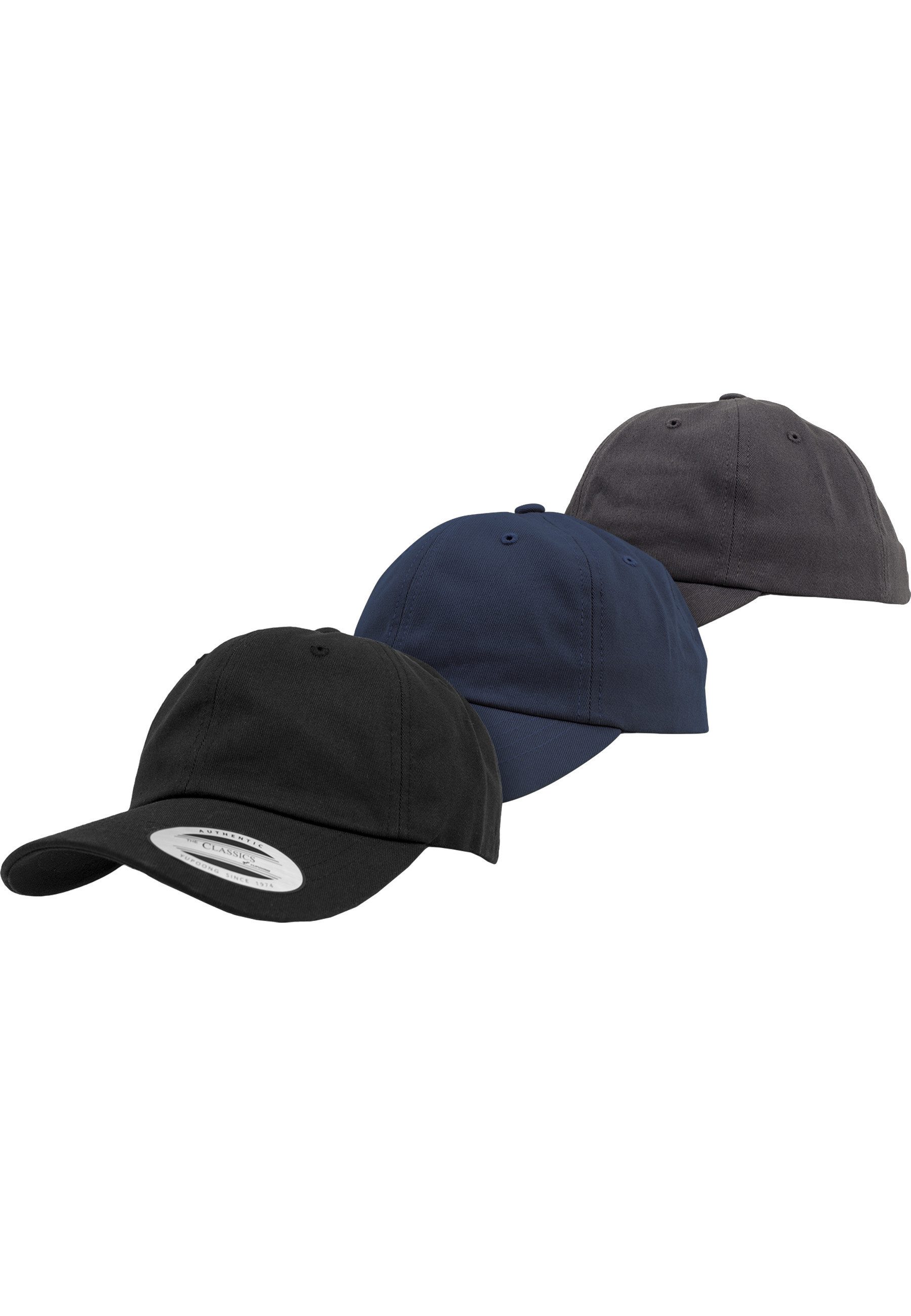 Flex Cap Flexfit Low Profile Cotton Twill 3-Pack