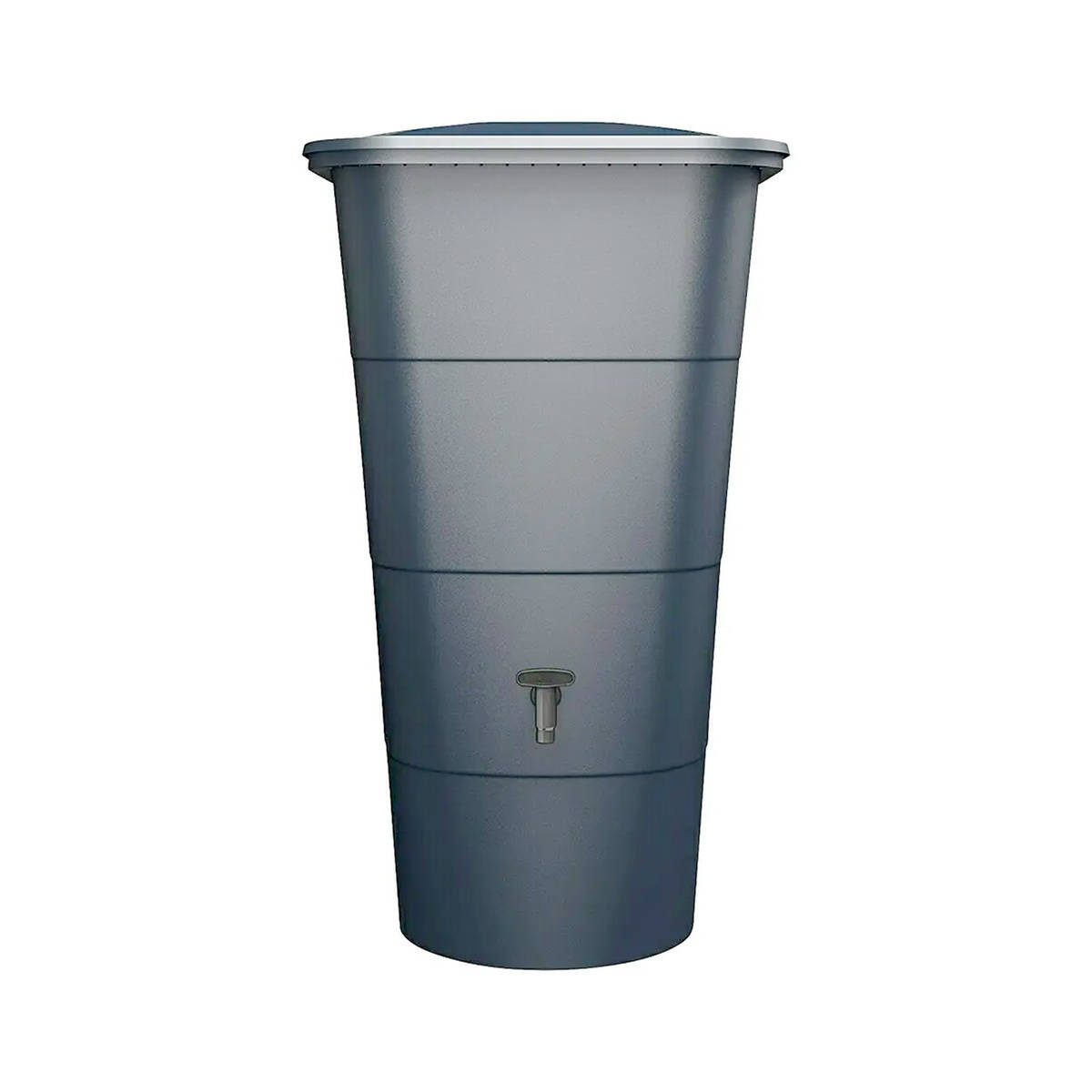 GARANTIA Regenwassertank Ibiza, (Set, inkl. Auslaufhahn), 200 Liter, UV-beständig, nachhaltig