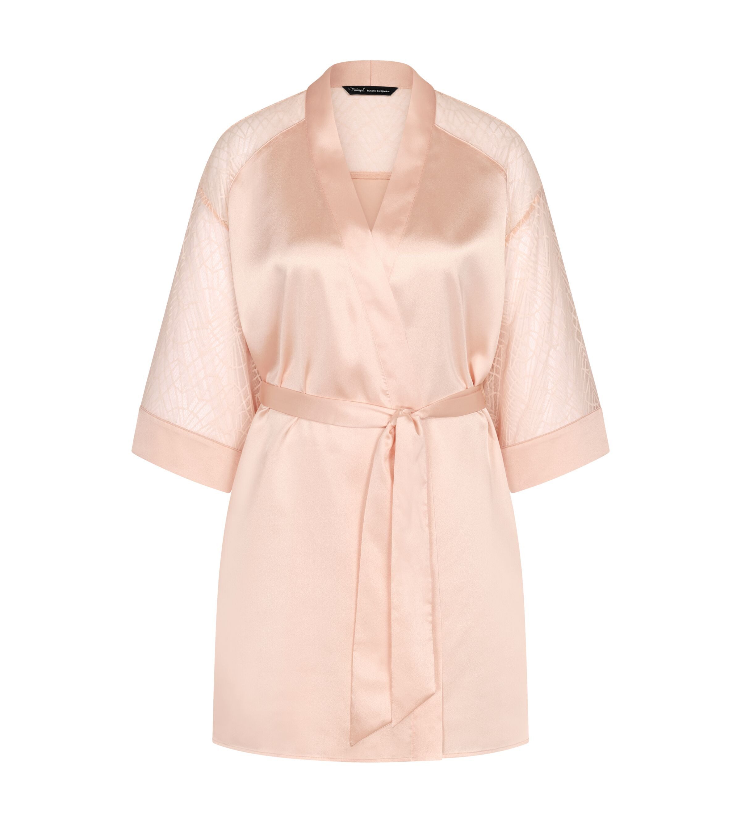 Triumph Morgenmantel A Weekend to Remember Robe, Kurzform, Satin, Schalkrag günstig online kaufen