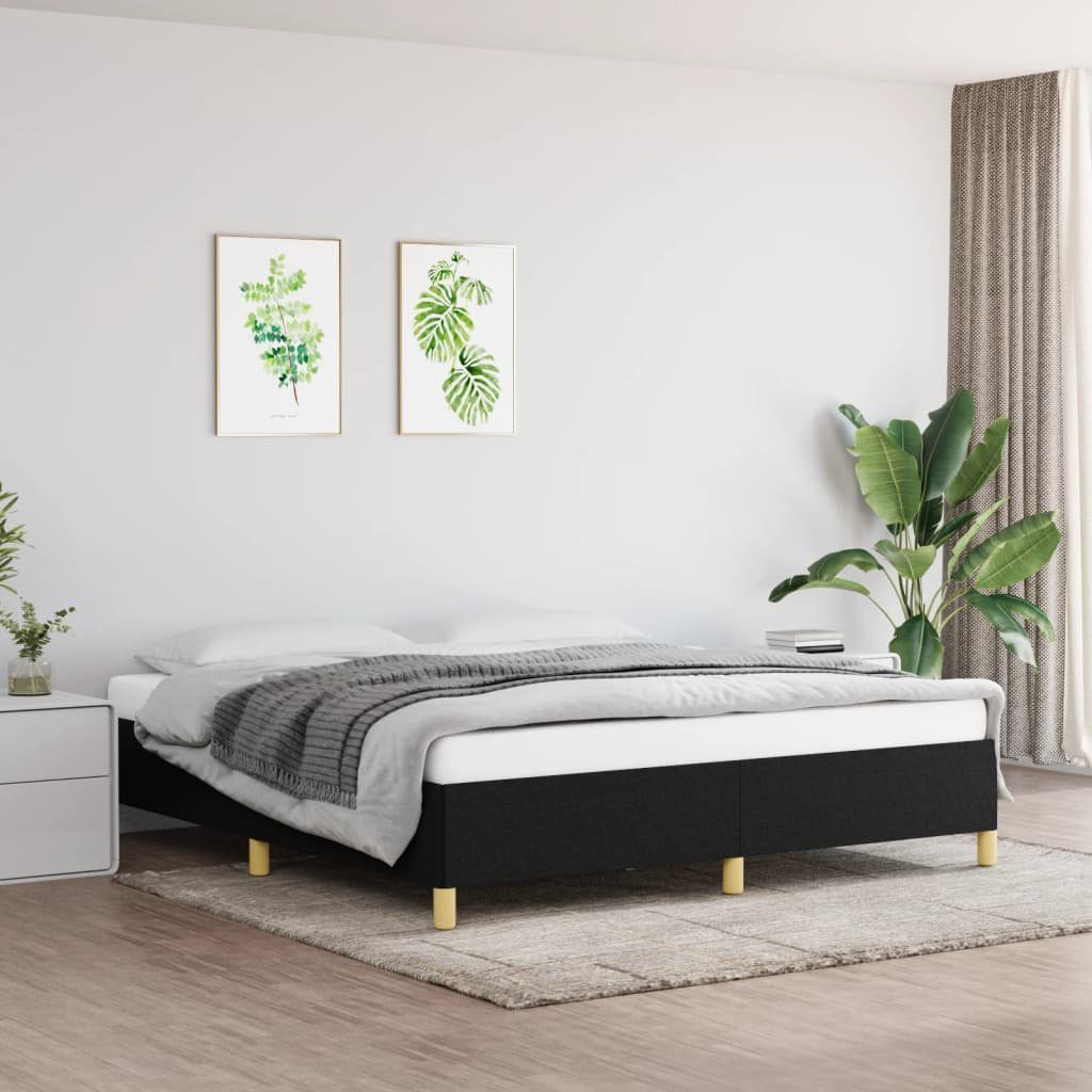 furnicato Bett Bettgestell ohne Matratze Schwarz günstig online kaufen