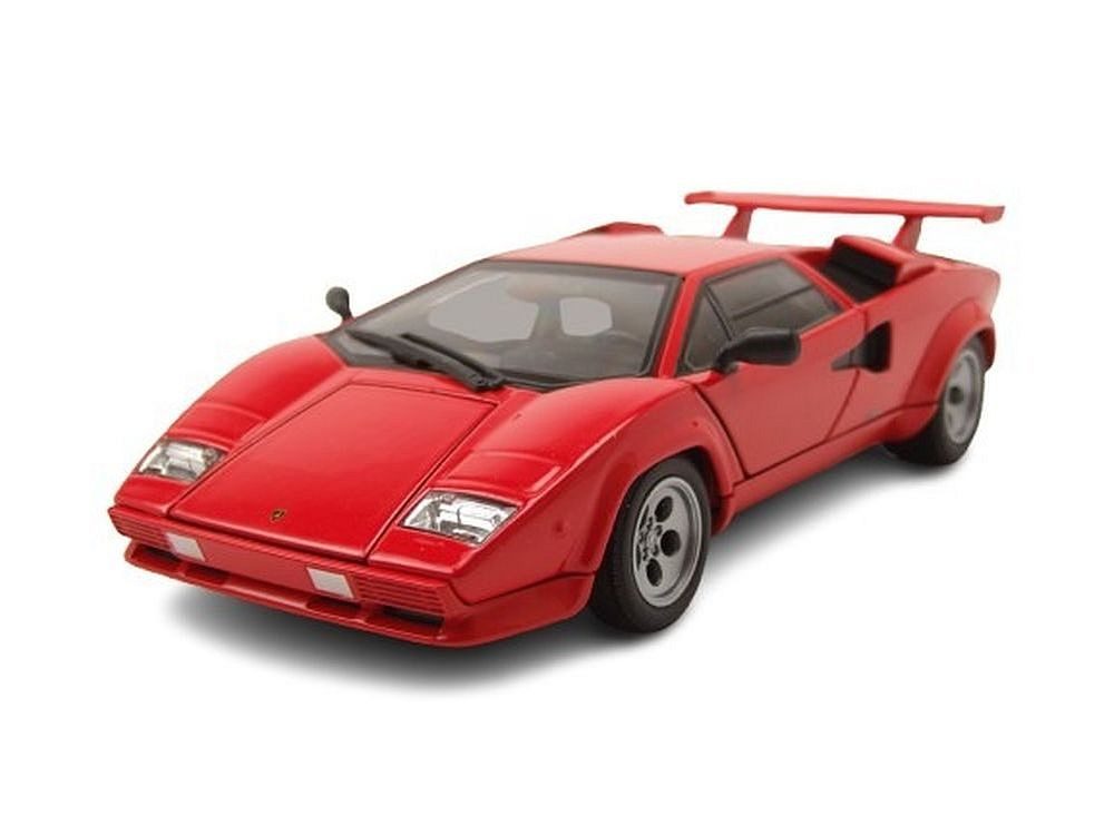 Welly Modellauto Lamborghini Countach LP 5000 S rot, Maßstab 1:24