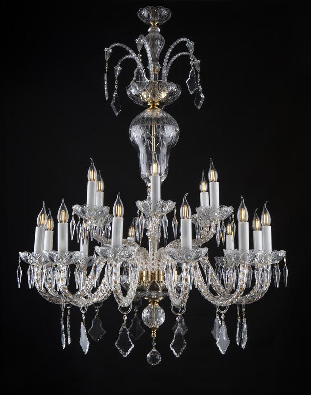Xlmoebel Kronleuchter Bohemia IVELE Kristall Deckenleuchte in klassischem Design, Hergestellt in Europa