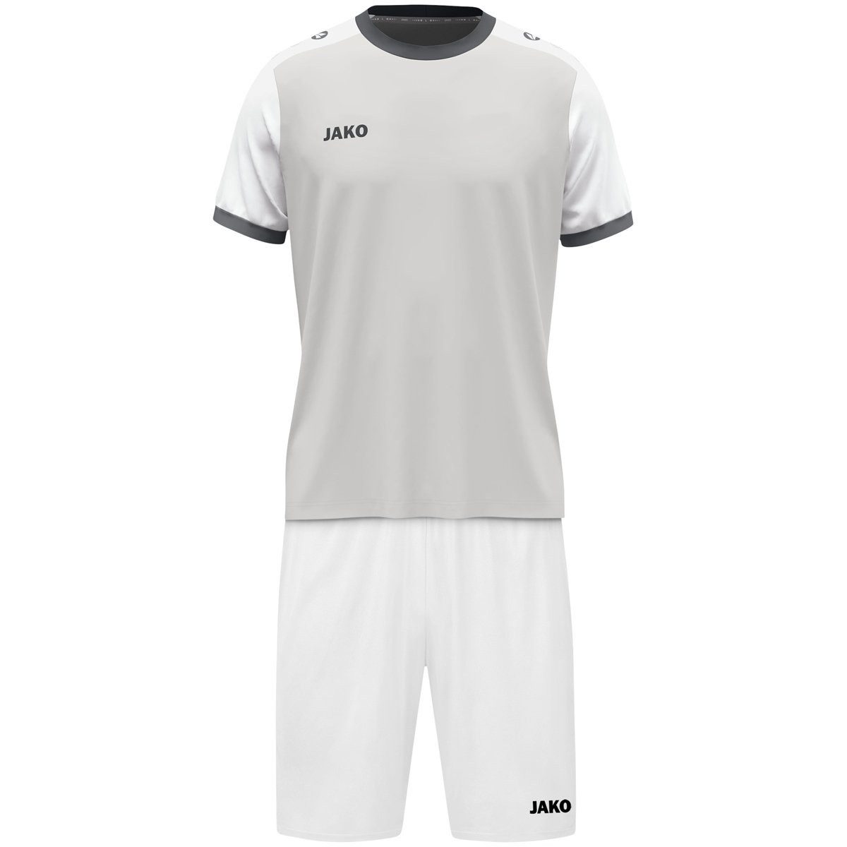 Jako T-Shirt Dynamic Trikot (Polyester-Micro-Mesh) hellgrau/weiss Kinder