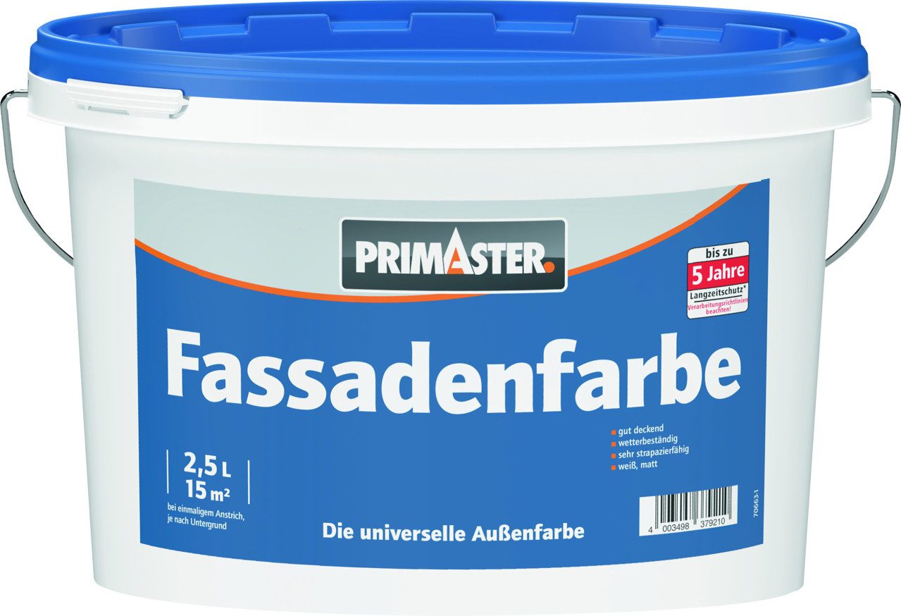 Primaster Fassadenfarbe Primaster Fassadenfarbe 2,5 L weiß