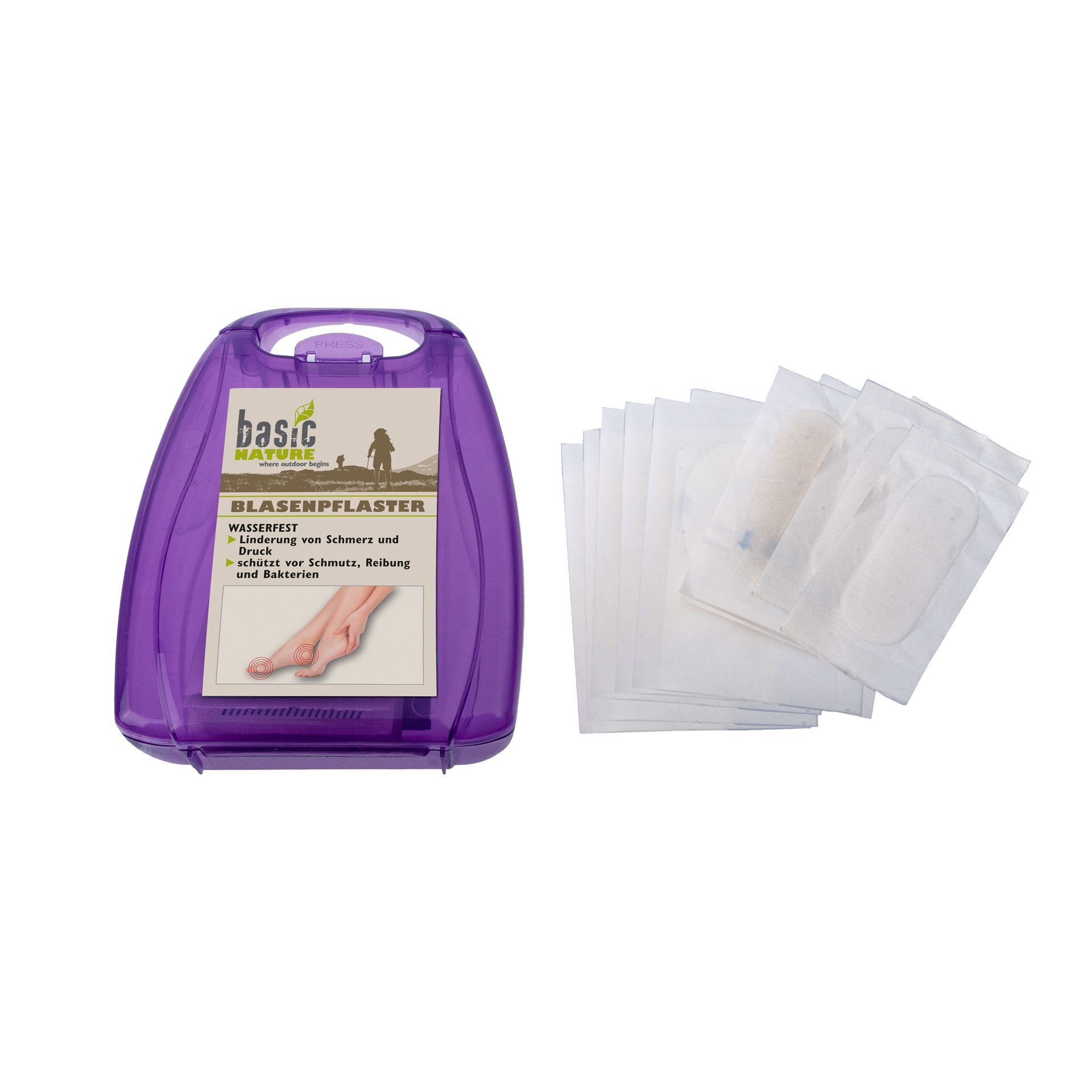 BasicNature Blasenpflaster BasicNature Blasenpflaster 10 St – wasserfestes Outdoor Pflaster (10 St)