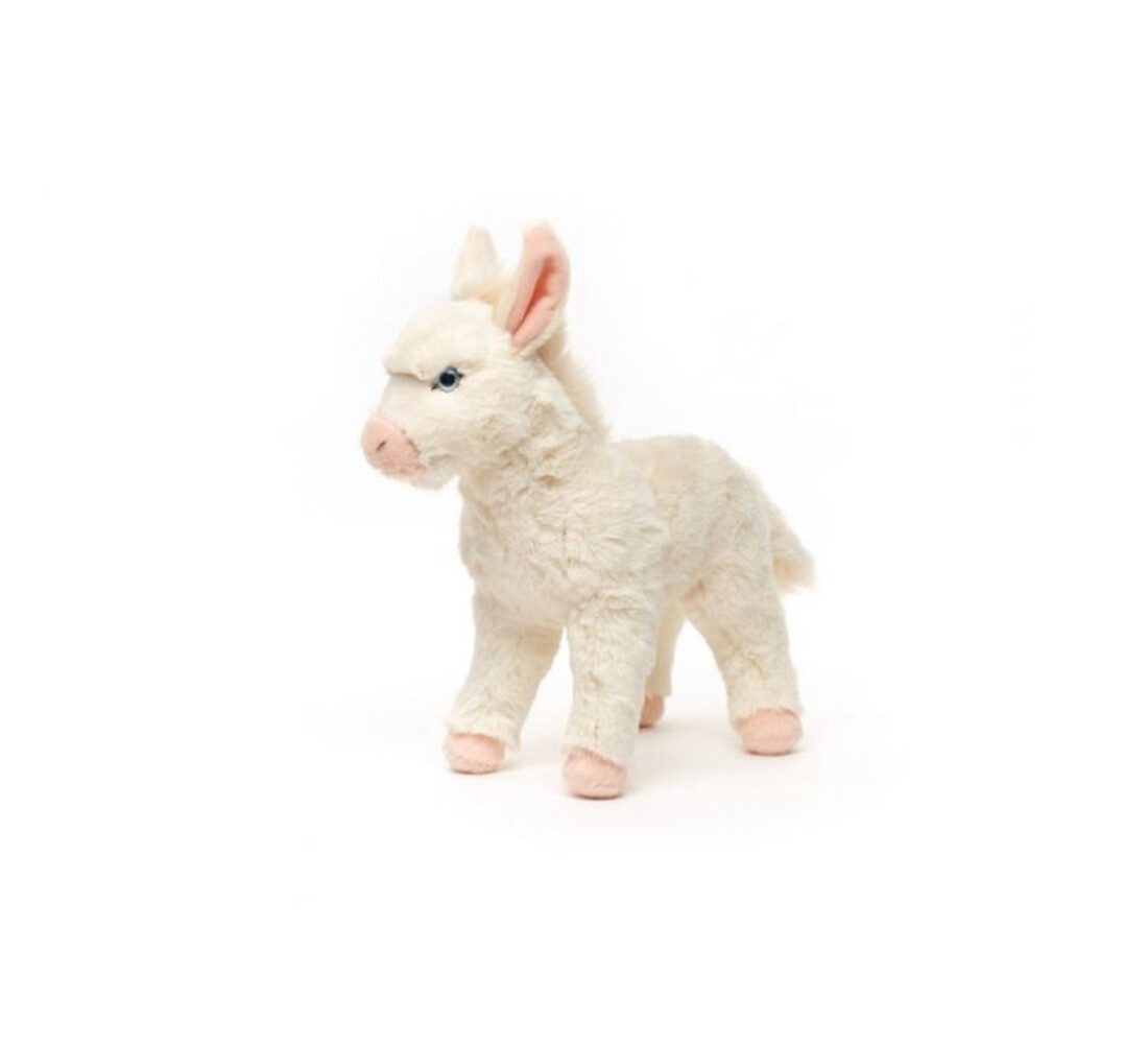 Uni-Toys Kuscheltier Esel Kuscheltier Albino stehend weiß 30 cm Uni-Toys (Stoffesel Plüschesel, Plüschtiere Stofftiere Kinder Spielzeug Babys)