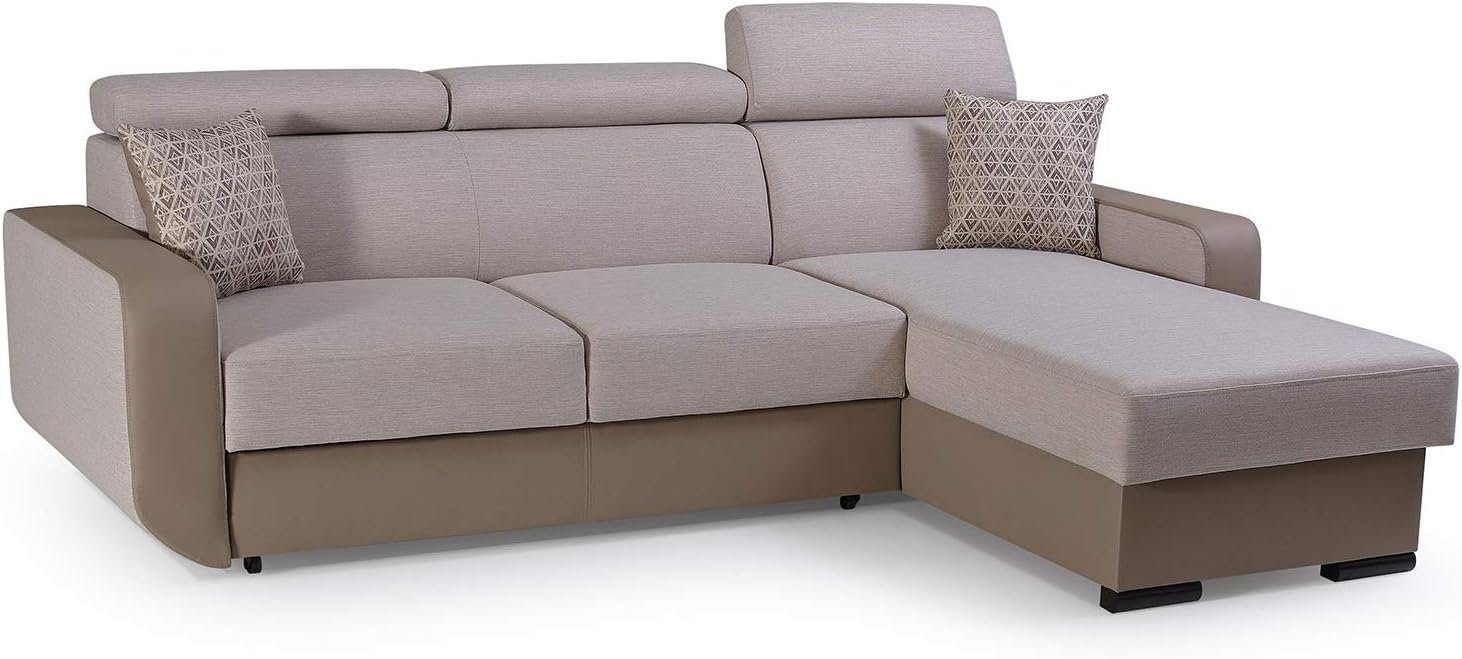 MOEBLO Ecksofa PEDRO, Universelle Ottomane Eckcouch günstig online kaufen