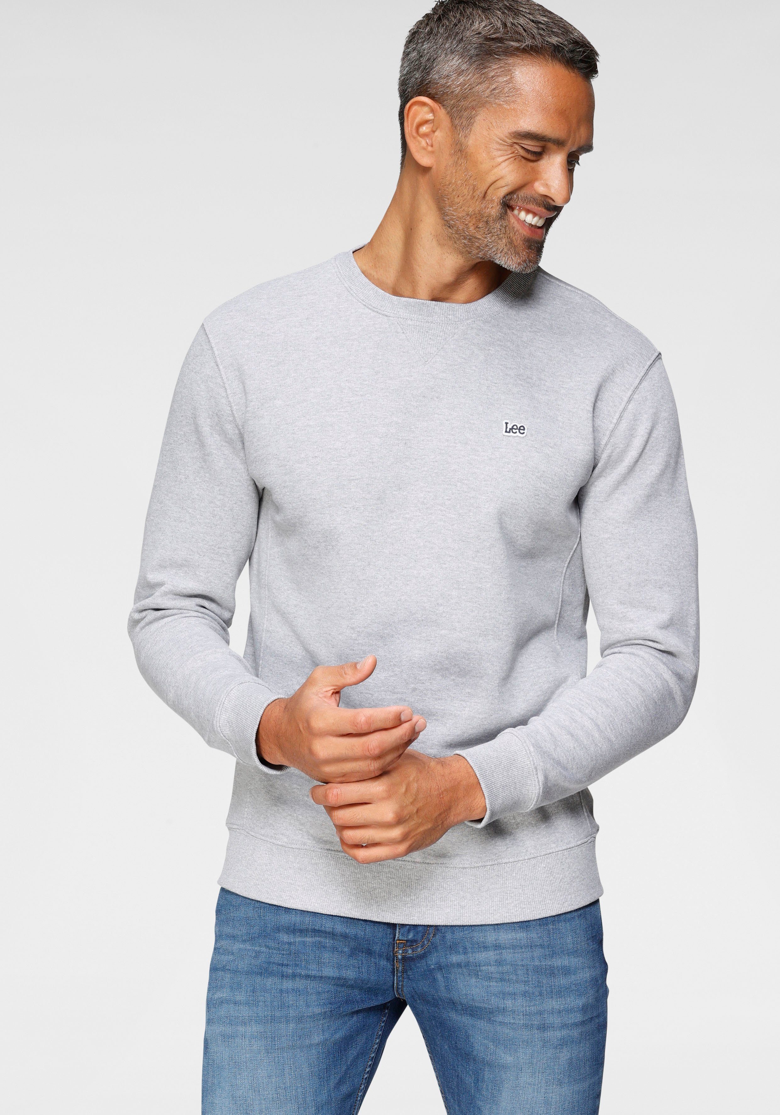 Lee® grau-meliert Sweatshirt