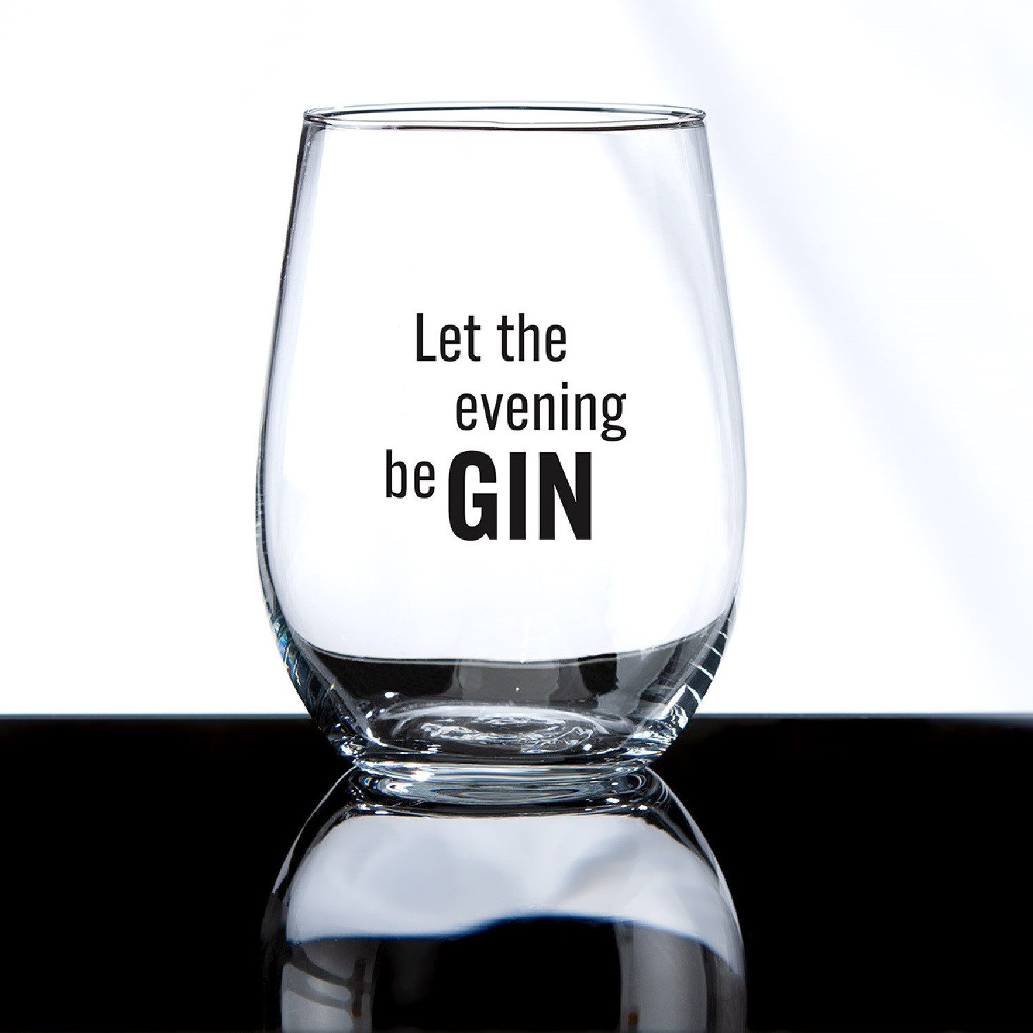 GILDE Glas Ginglas „Let the evening beGIN“ rund 62517, Glas