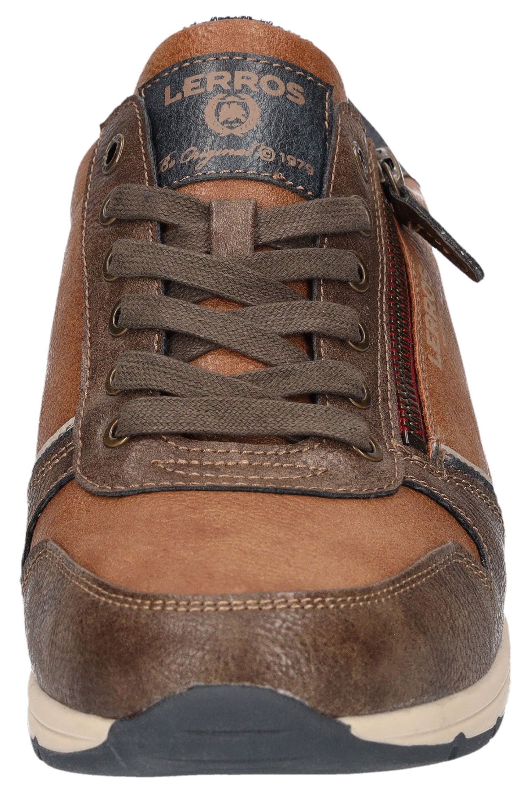 LERROS Sneaker Schnürschuh, Freizeitschuh, Halbschuh mit Reißverschluss