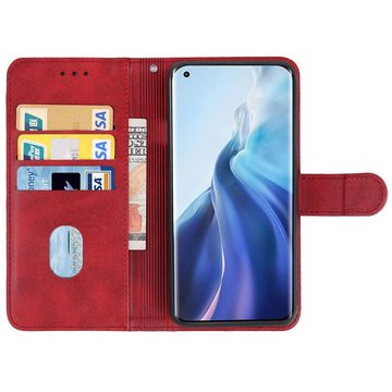 König Design Handyhülle Xiaomi Mi 11, Schutzhülle Schutztasche Case Cover Etuis Wallet Klapptasche Bookstyle