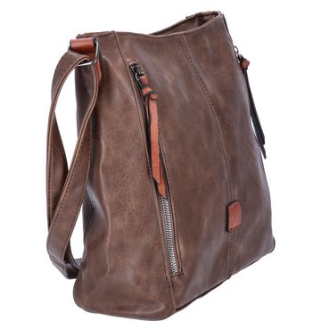 Antonio Umhängetasche Antonio Damen Handtasche Cognac (1-tlg)