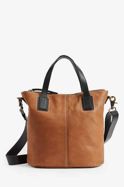 Next Shopper »Shopper-Handtasche aus Leder mit Reißverschluss«