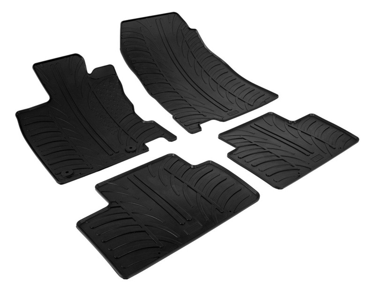 AZUGA Auto-Fußmatten Gummi-Fußmatten passend für Renault Kadjar ab 2015, für Renault Kadjar SUV