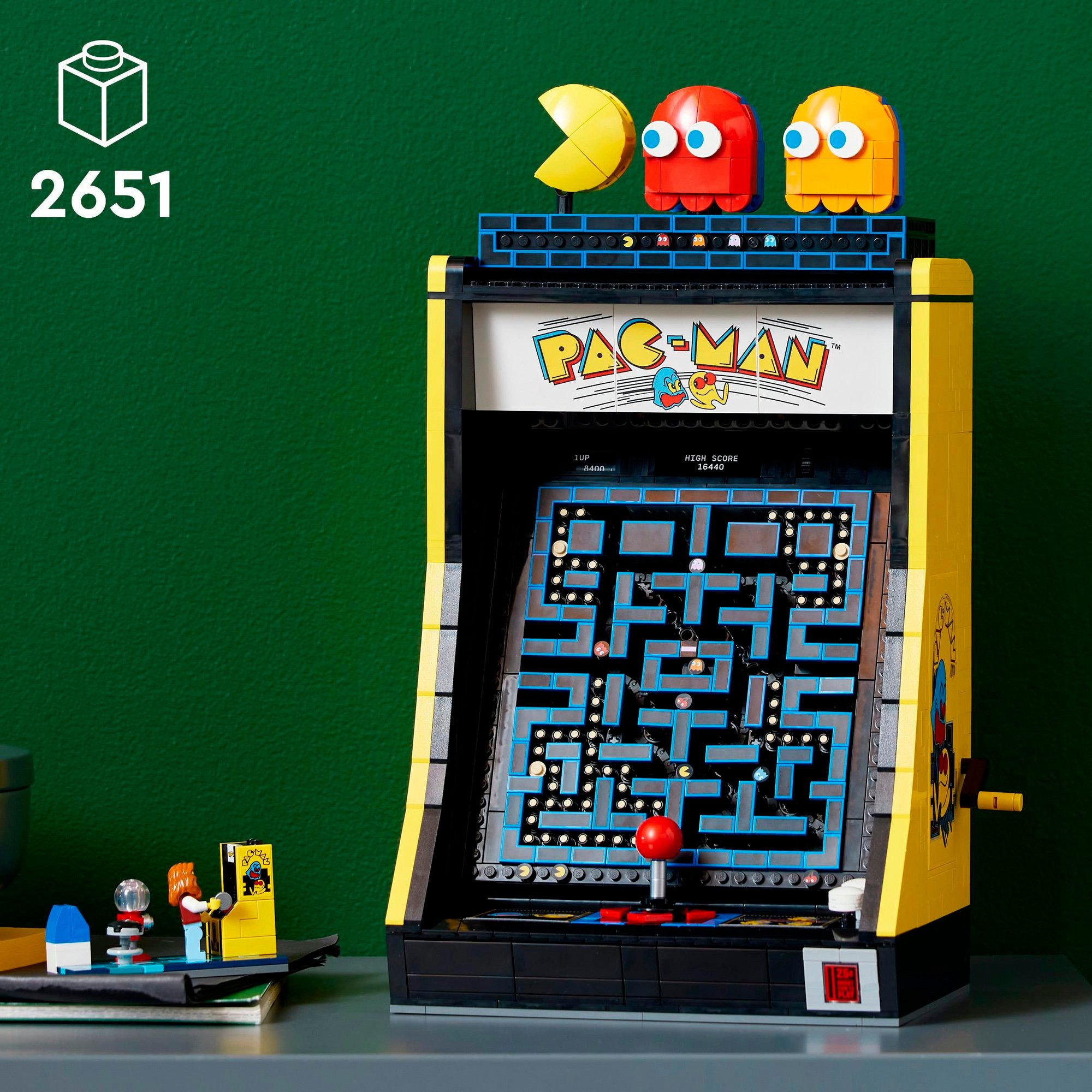 LEGO® LEGO Icons PAC-MAN Spielautomat, Spielbausteine – Bild 3 von 5