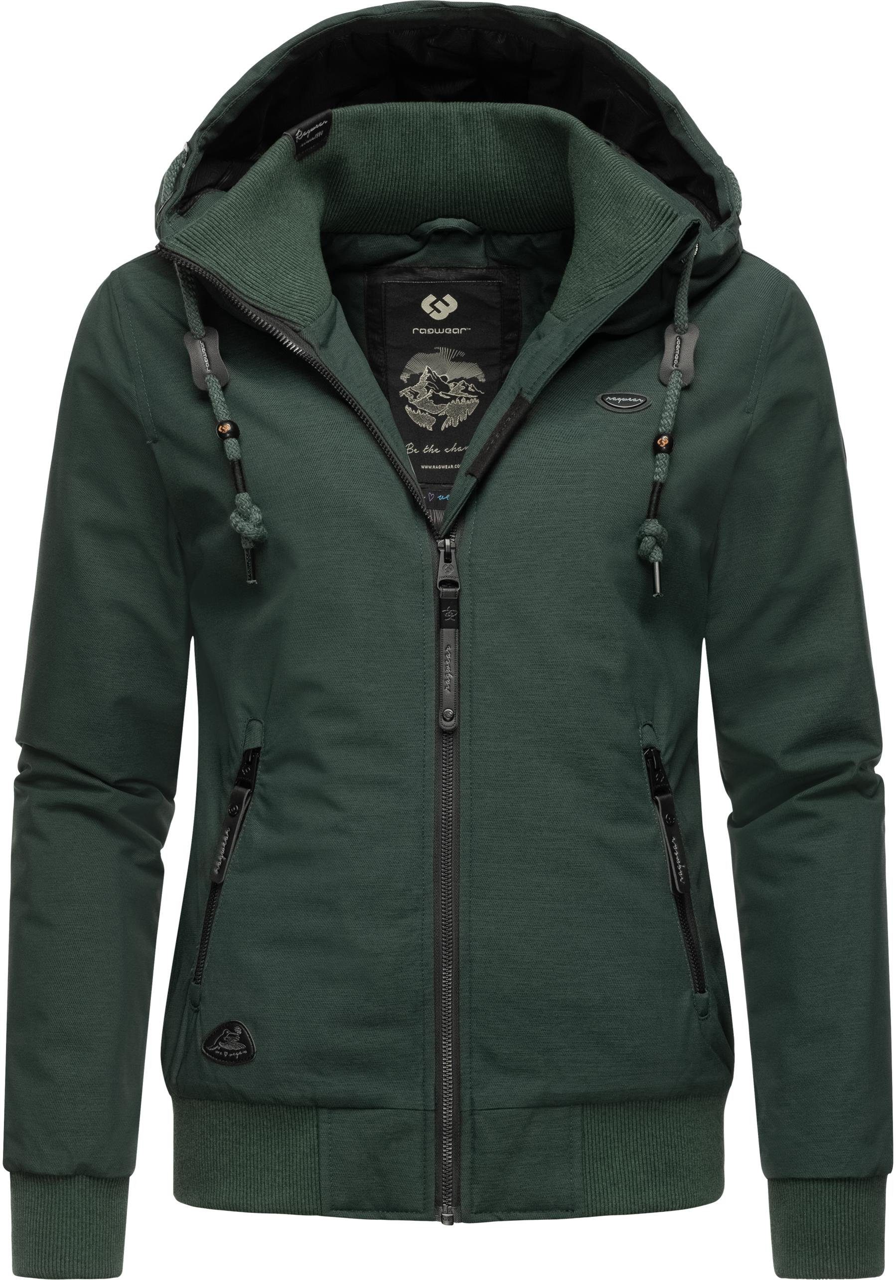 Ragwear Winterjacke "Nuggie Melange", mit Kapuze, stylische, melierte Damen günstig online kaufen