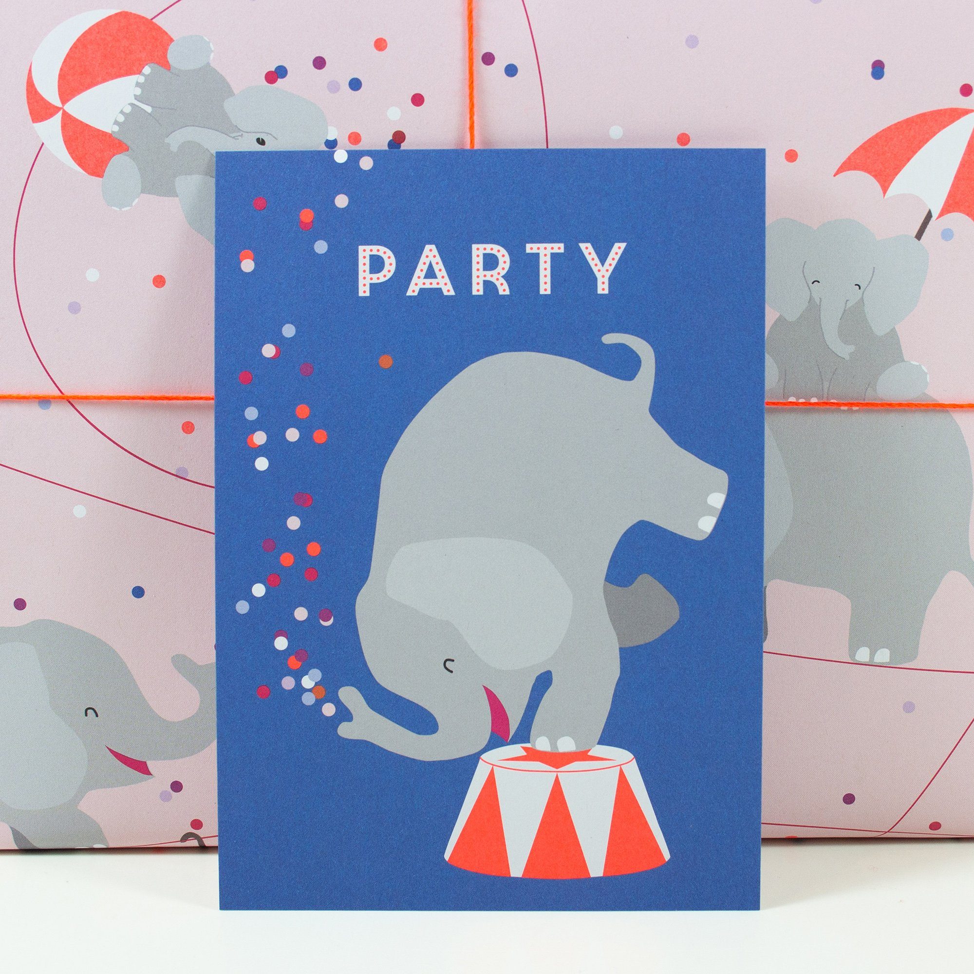 Bow Postkarte & Hummingbird Recyclingpapier 100% Party, Postkarte