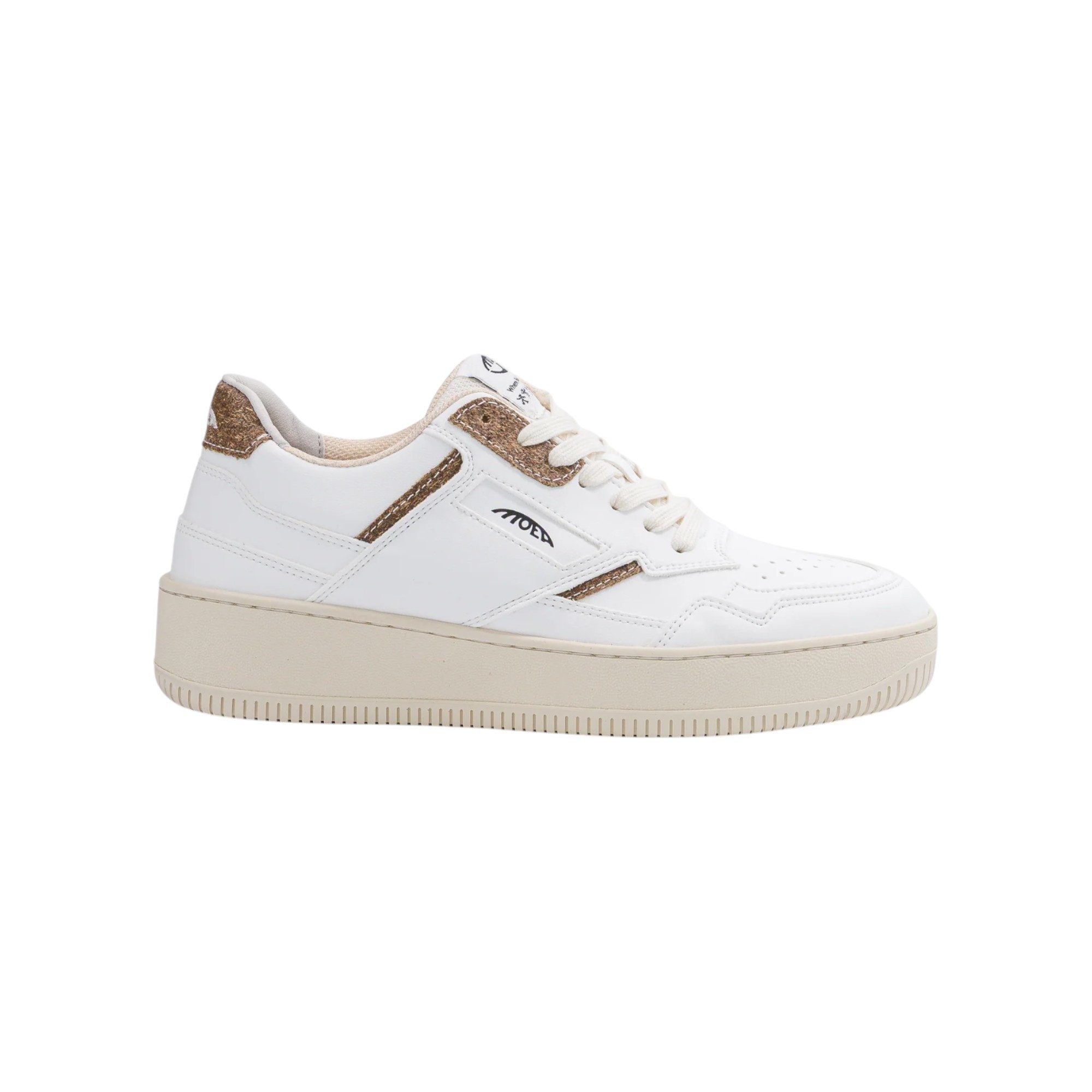 Moea Origin - Palm - weiss/braun Sneaker