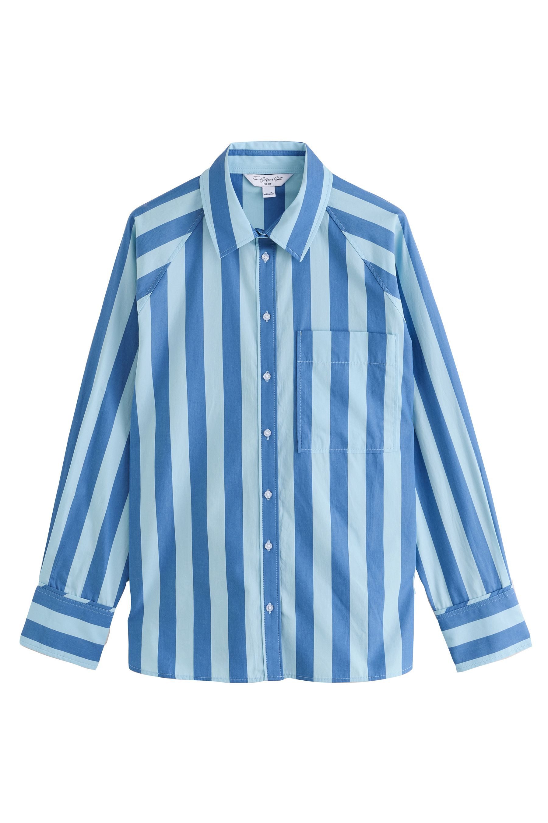 Next Langarmhemd Oversize-Langarmshirt aus 100 % Baumwolle günstig online kaufen