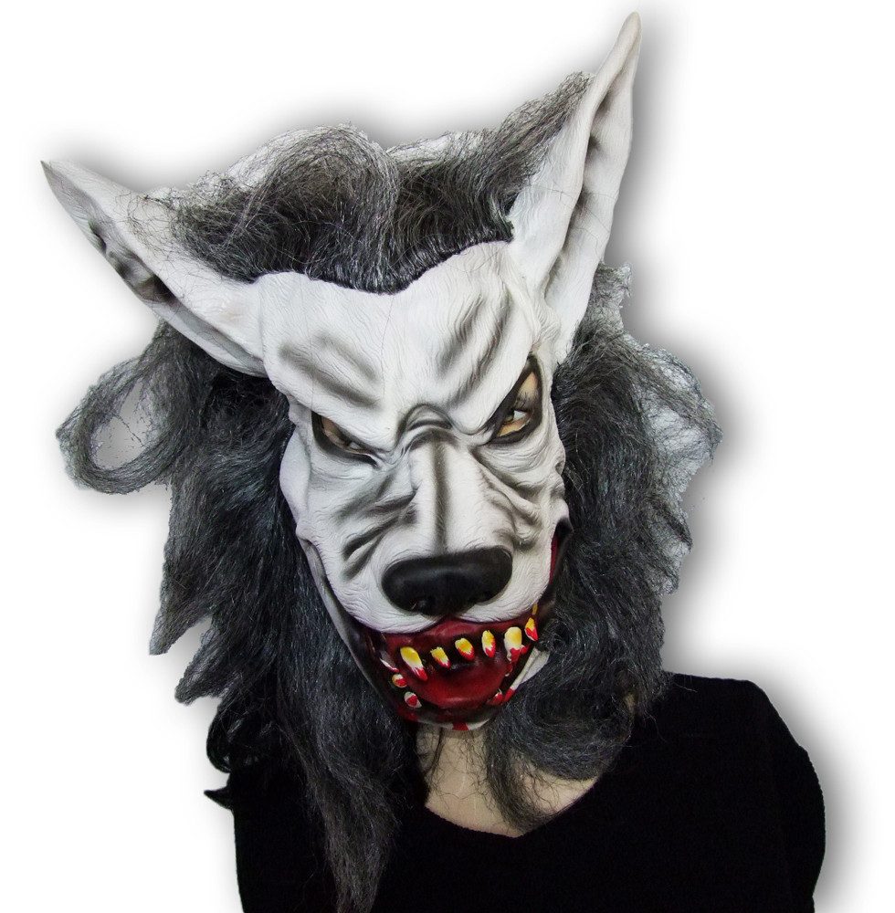 Zoelibat Verkleidungsmaske Maske Grauer Werwolf