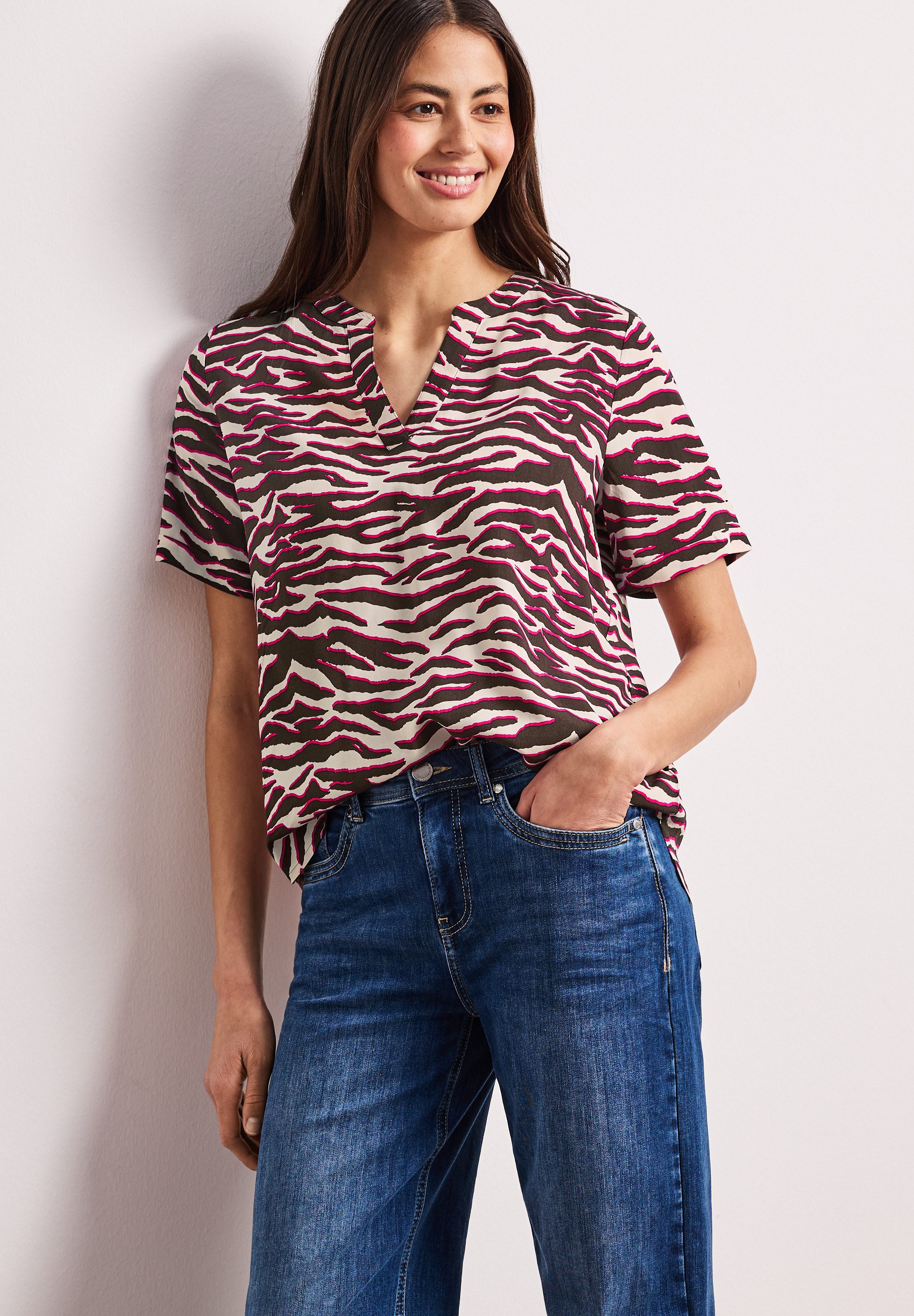Druckbluse