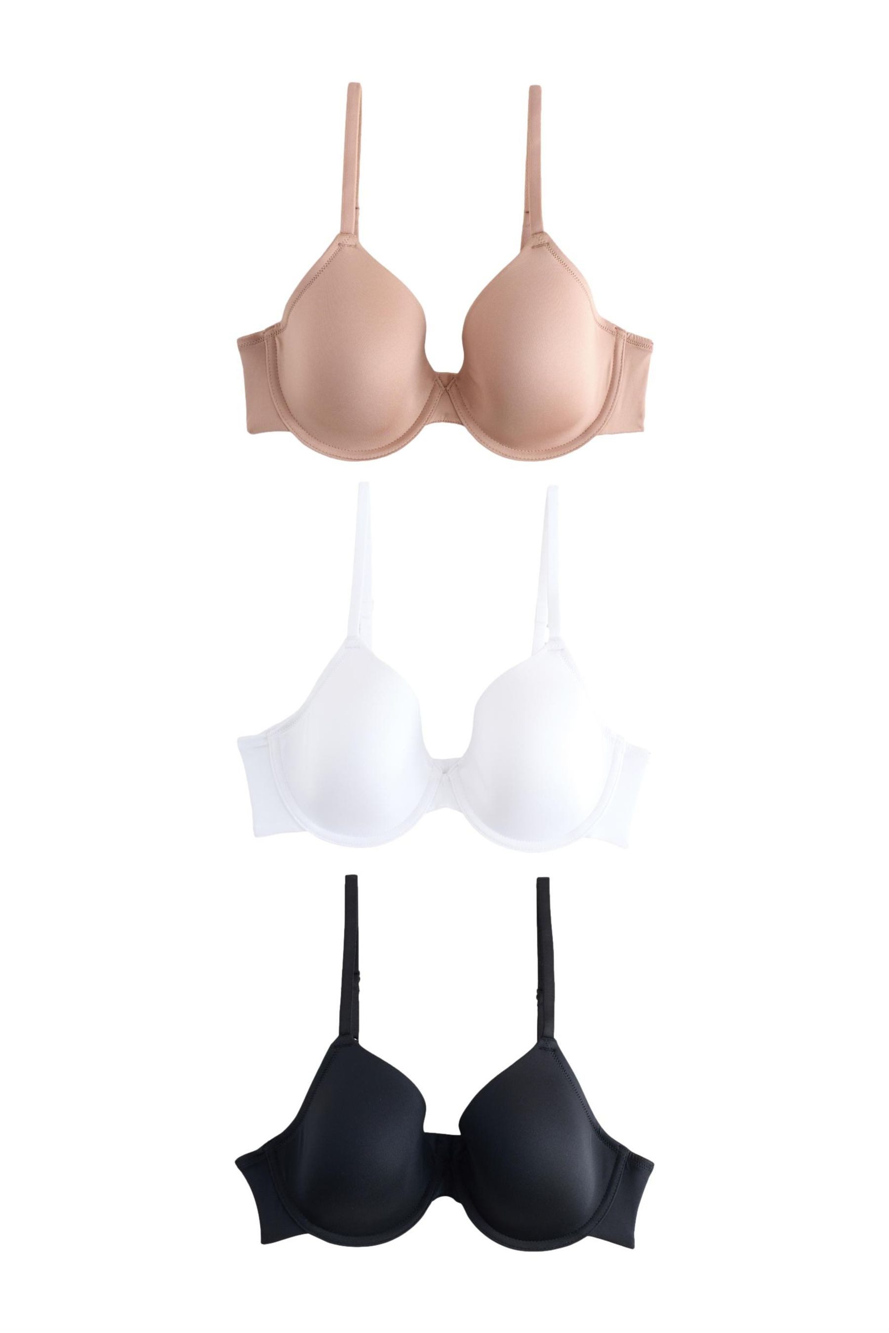 Set: T-Shirt-BH 3 x Ultimate Comfort glättende T-Shirt-BHs, A-E