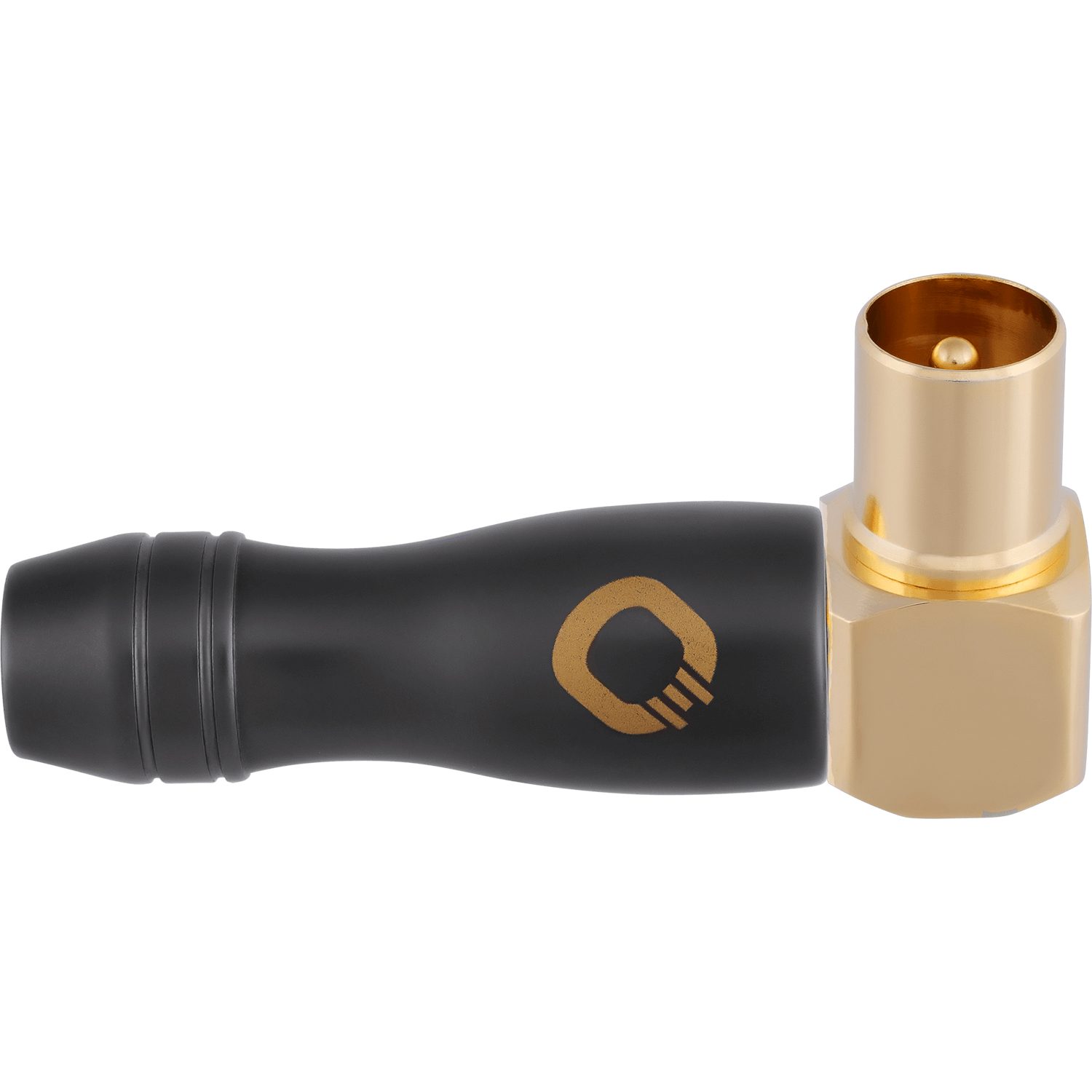 OEHLBACH Transmission Shift Hochwertige Antennenstecker Audio- & Video-Adapter Antenne männlich 90°, Vollmetall, Perfekte Kontaktsicherheit