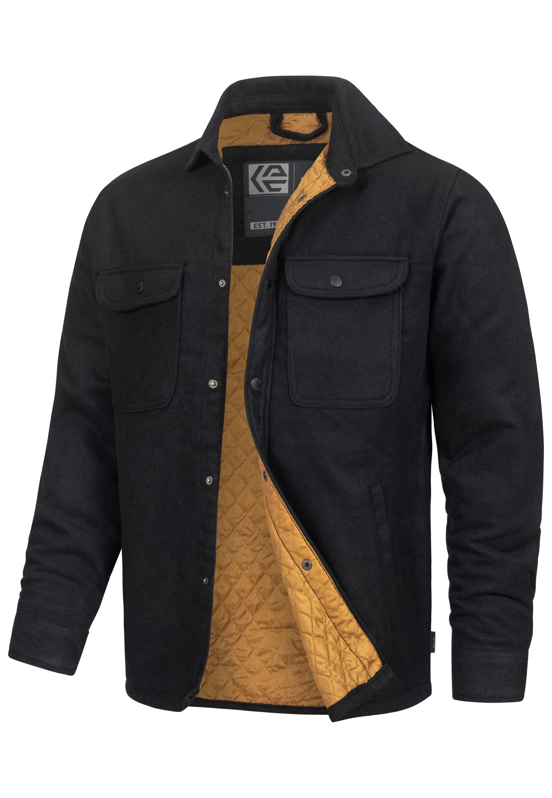 Indicode Hemdjacke Herren Henderson Übergangsjacke Herrenjacke günstig online kaufen