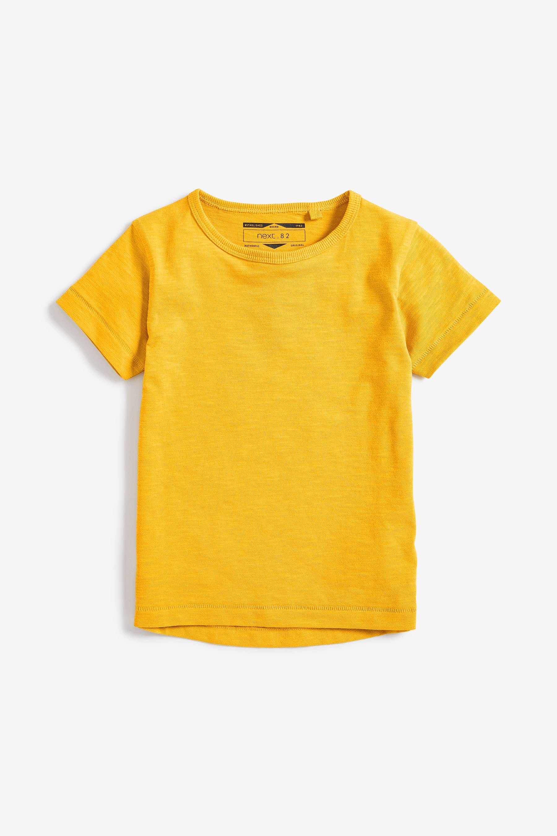 Next T-Shirt Kurzärmelige schlichte (5-tlg) 5er-Pack Primary T-Shirts im