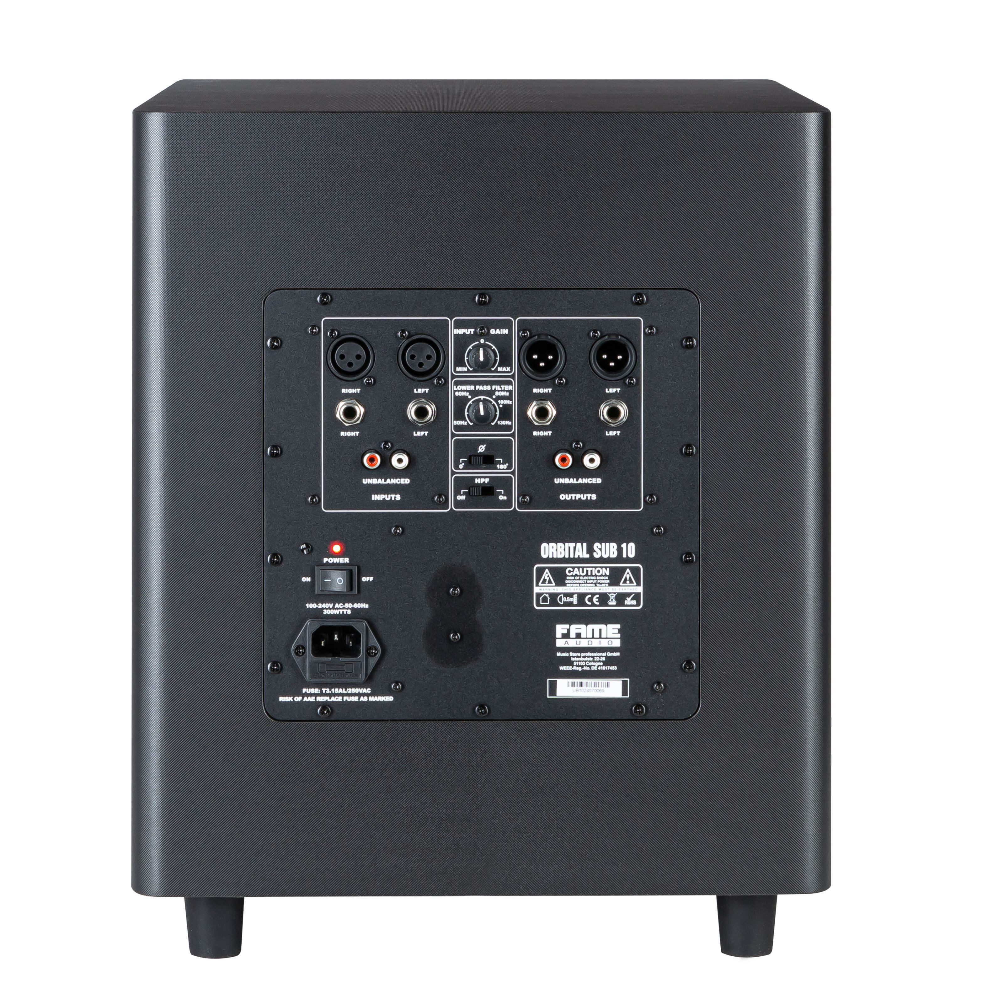 FAME Subwoofer (Orbital Sub 10 - Studio Subwoofer)