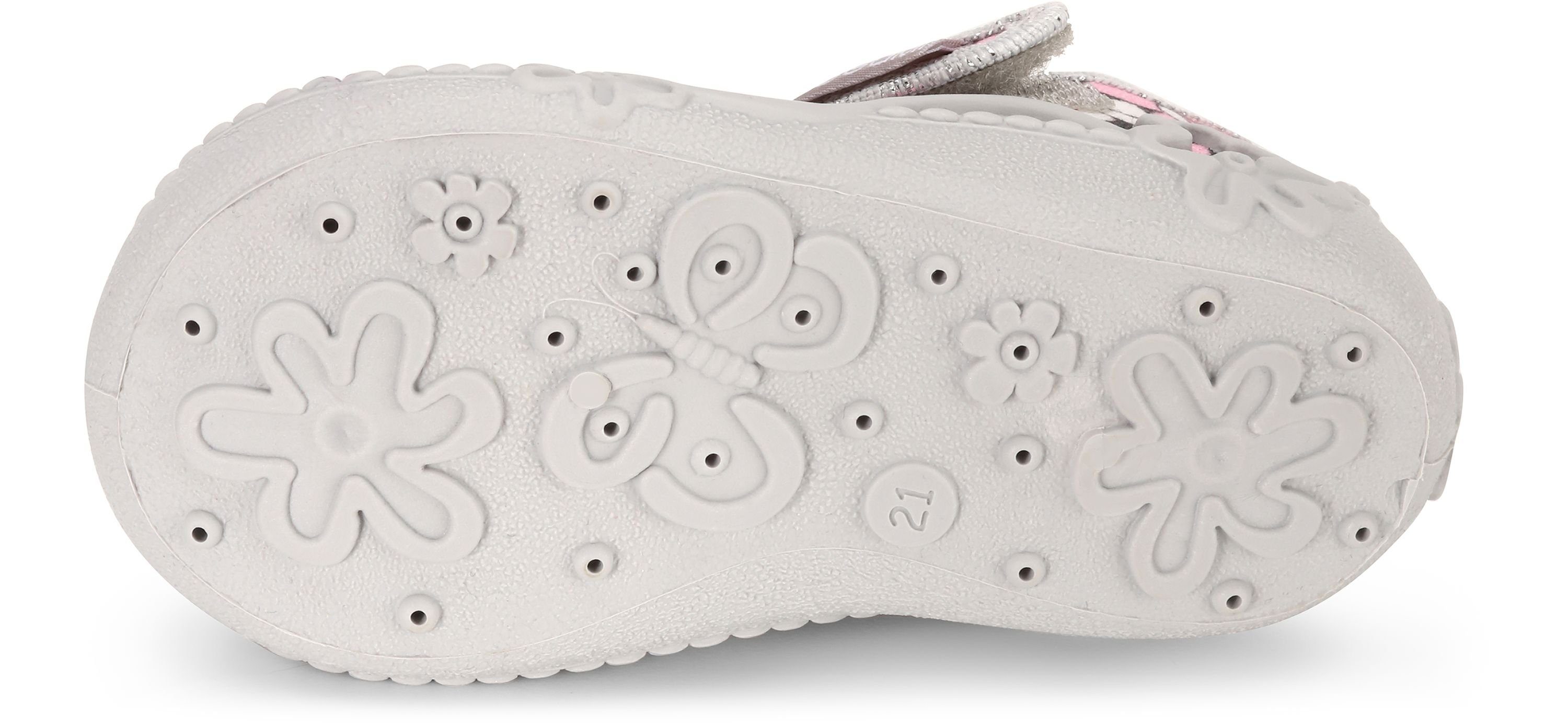 Ladeheid Kinder Mädchen Hausschuhe mit Klettverschluss LAVI0013 Hausschuh