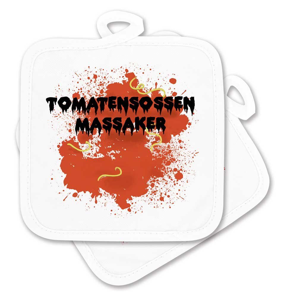 die Stadtmeister Topflappen Tomatensoßenmassaker