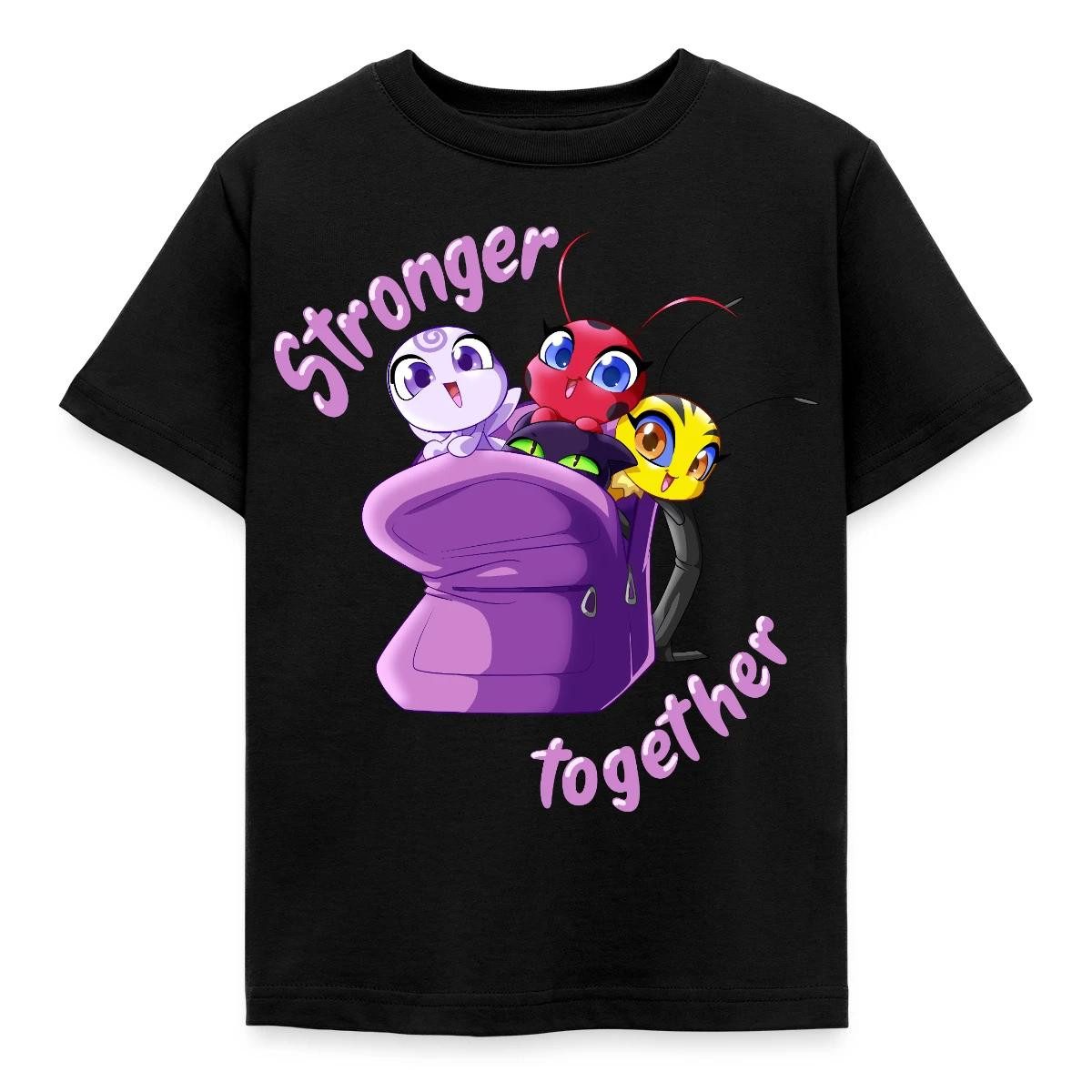 T-Shirt Miraculous Stronger Together Kinder T-Shirt