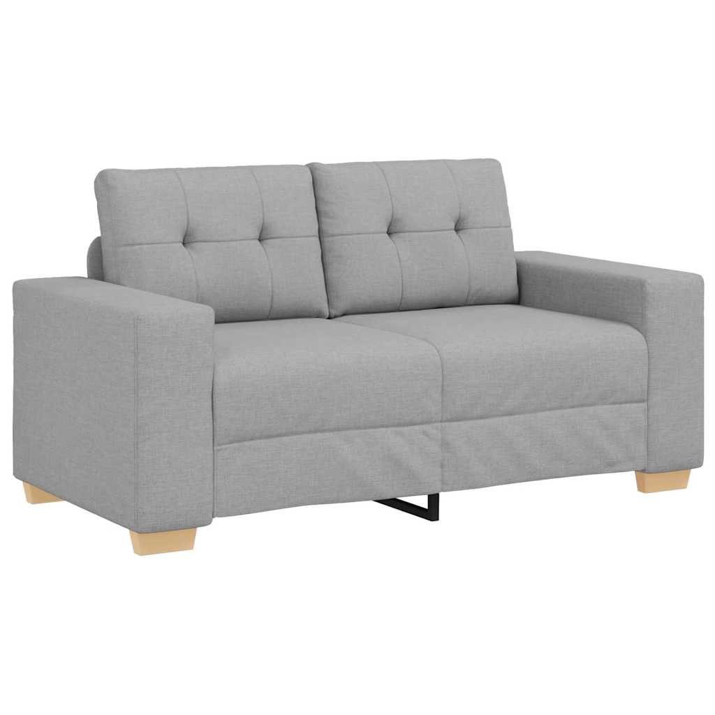 vidaXL Sofa Zweisitzer-Sofa mit Kissen Wolken-Grau günstig online kaufen