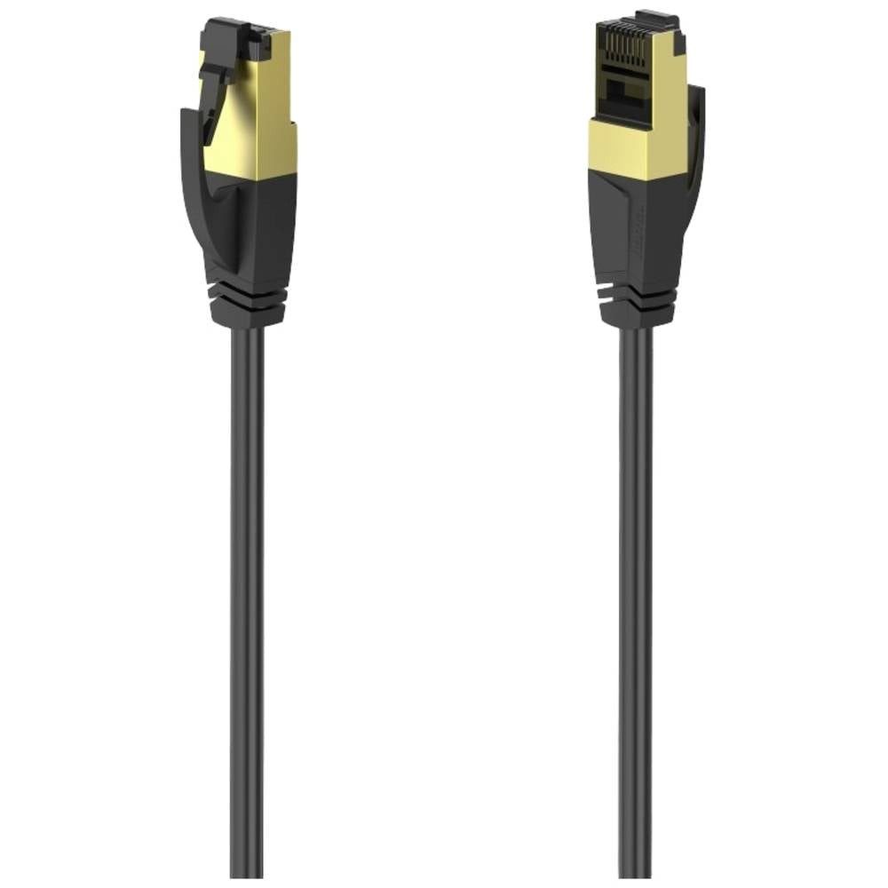 Hama Netzwerkkabel, CAT-8, 40 Gbit/s, S/FTP geschirmt 00200691 LAN-Kabel, vergoldete Steckkontakte