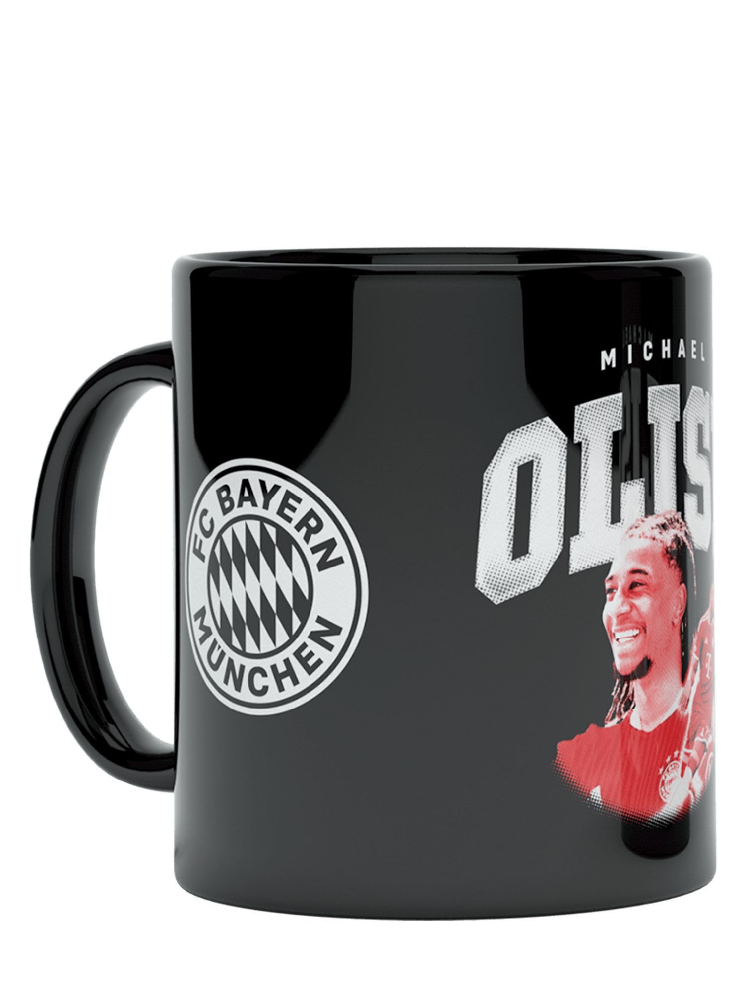 FC Bayern München Tasse FC Bayern München I Tasse Olise 0,3 l I Schwarz, Keramik