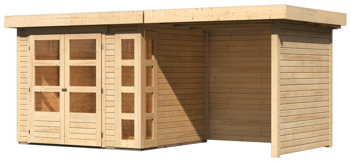 Karibu Gartenhaus Kerko 3, BxT: 508x238 cm, (Set)