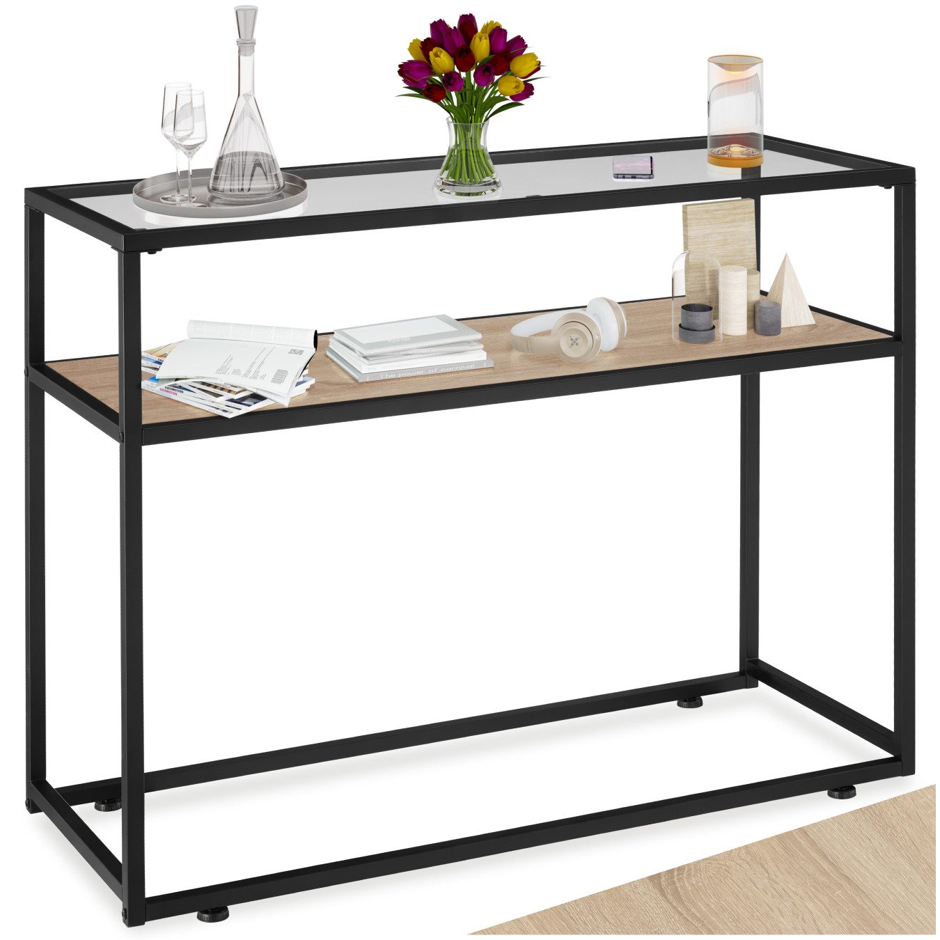 tectake Konsolentisch Beistelltisch Kilkenny 100x41x80,5cm (1-St., günstig online kaufen