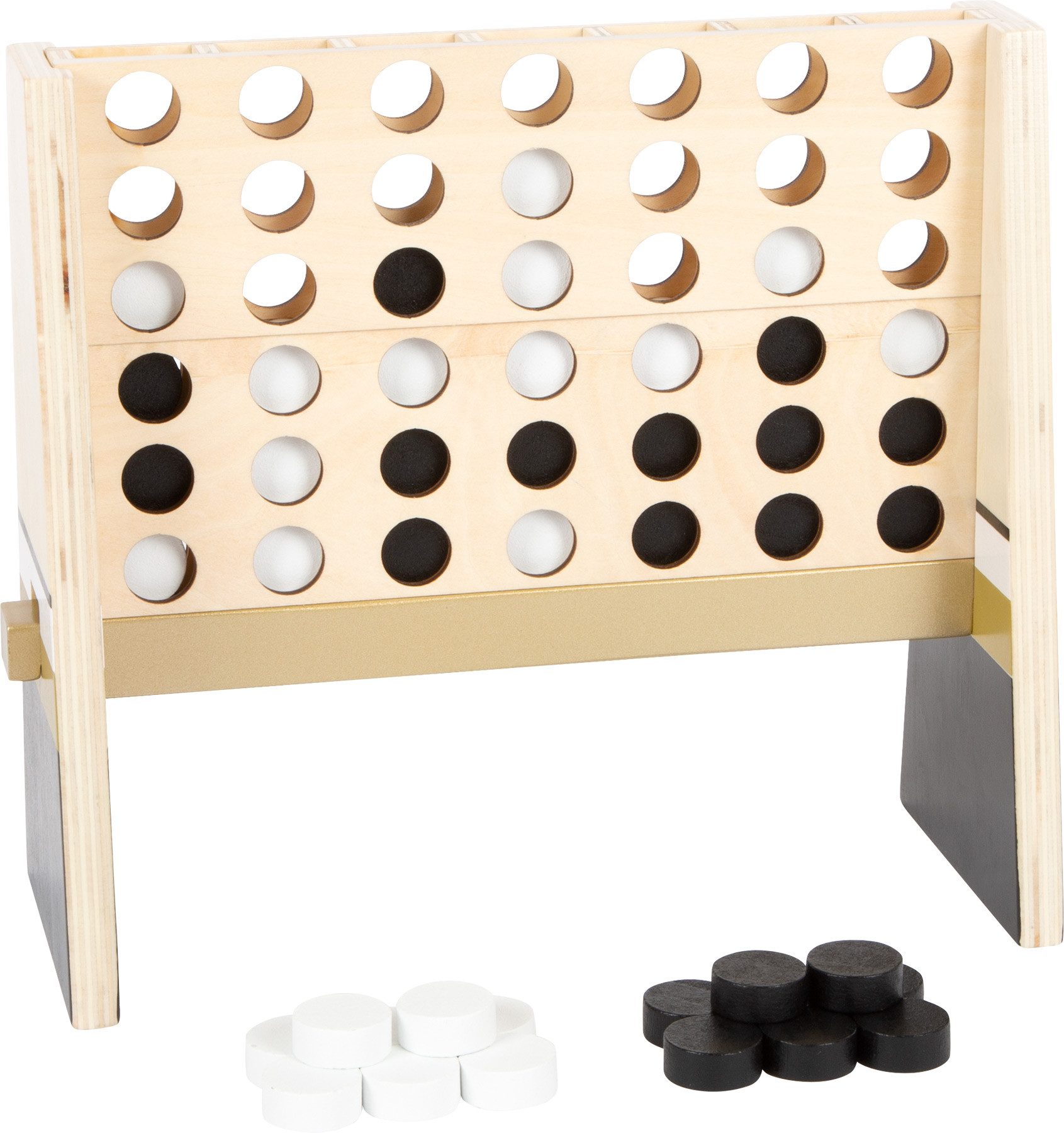 Small Foot Spielesammlung Vier in einer Reihe „Gold Edition“