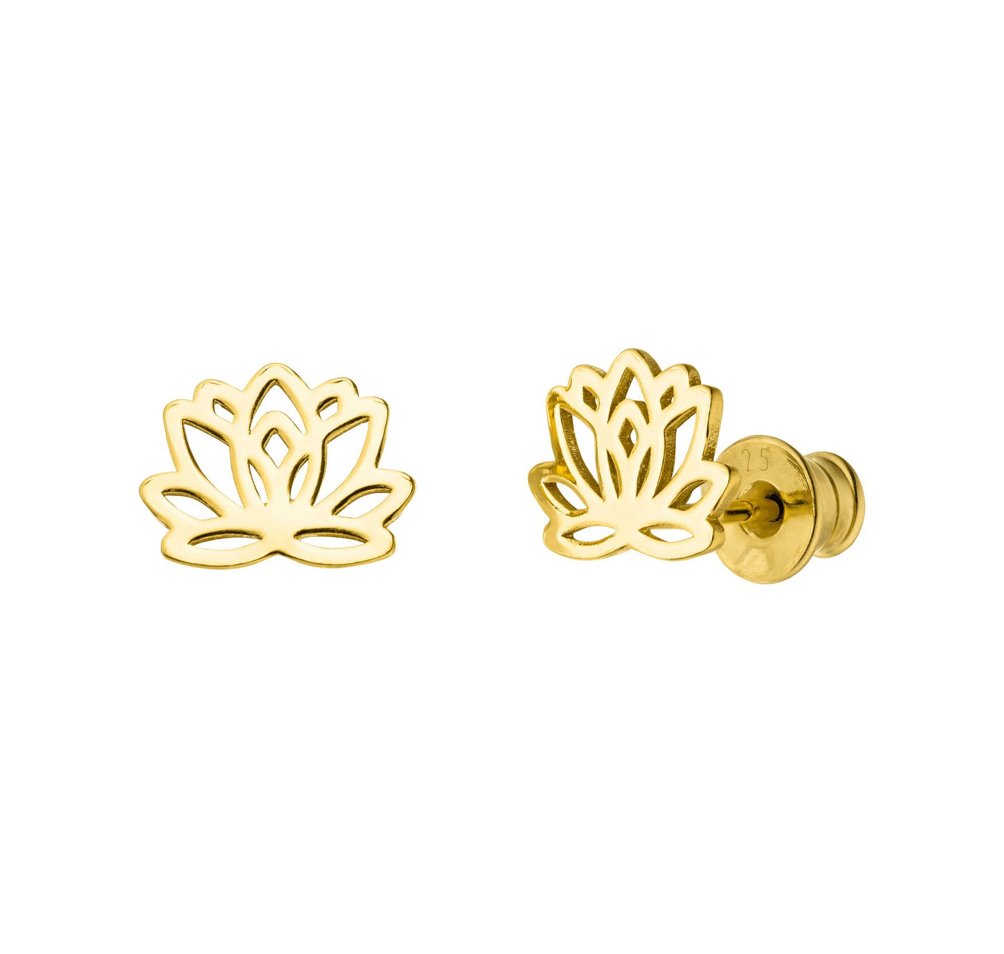 Paar Ohrstecker Lotus Ohrstecker - Lotusblume Seerose