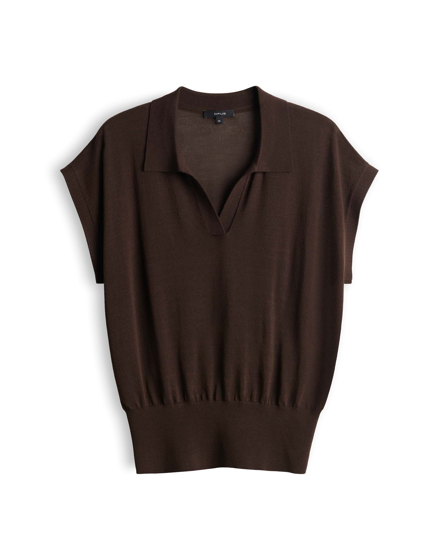 OPUS Strickpullover POSARA Regular mit Polokragen