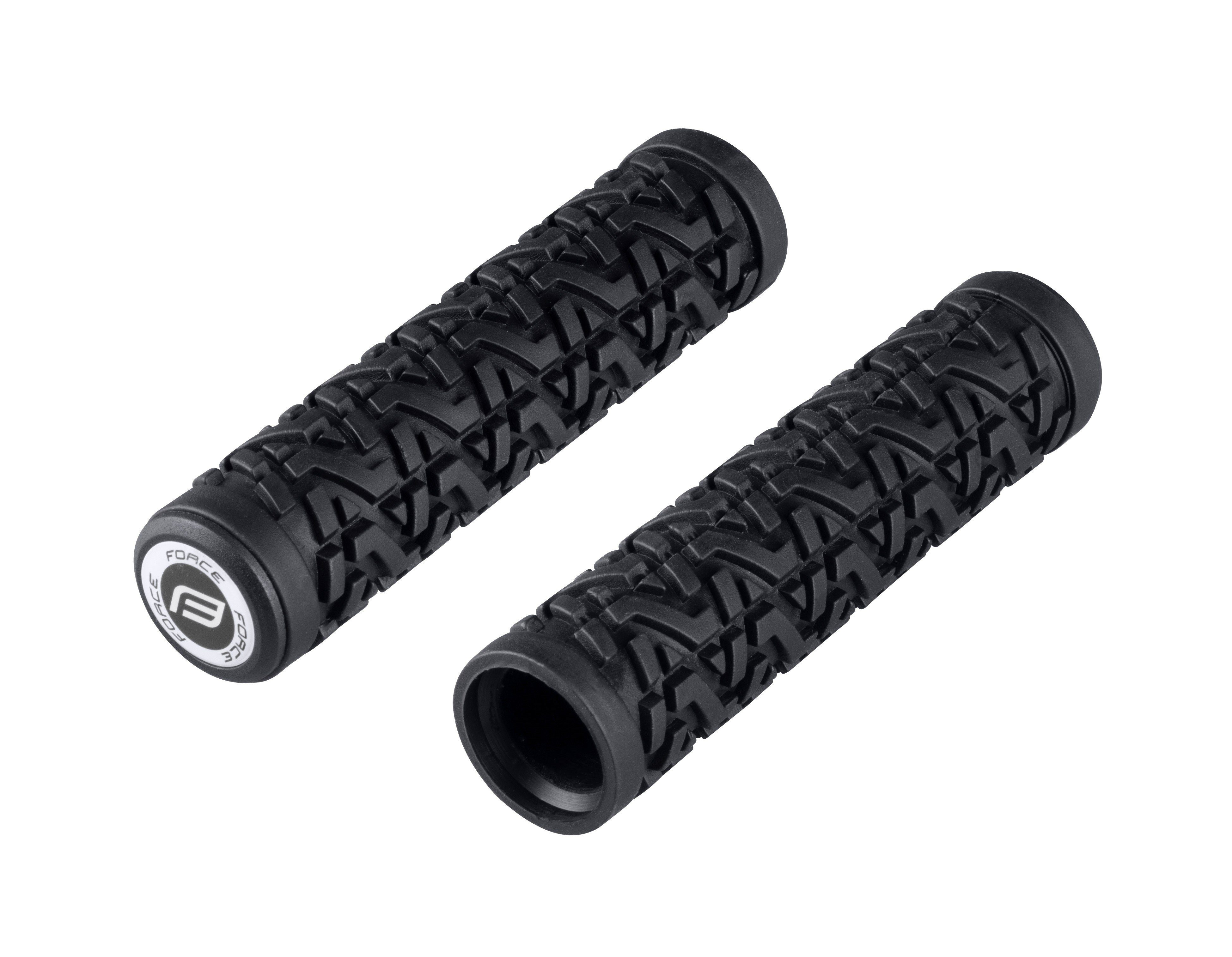 Fahrradlenkergriff Griffe FORCE Gummi, schwarz