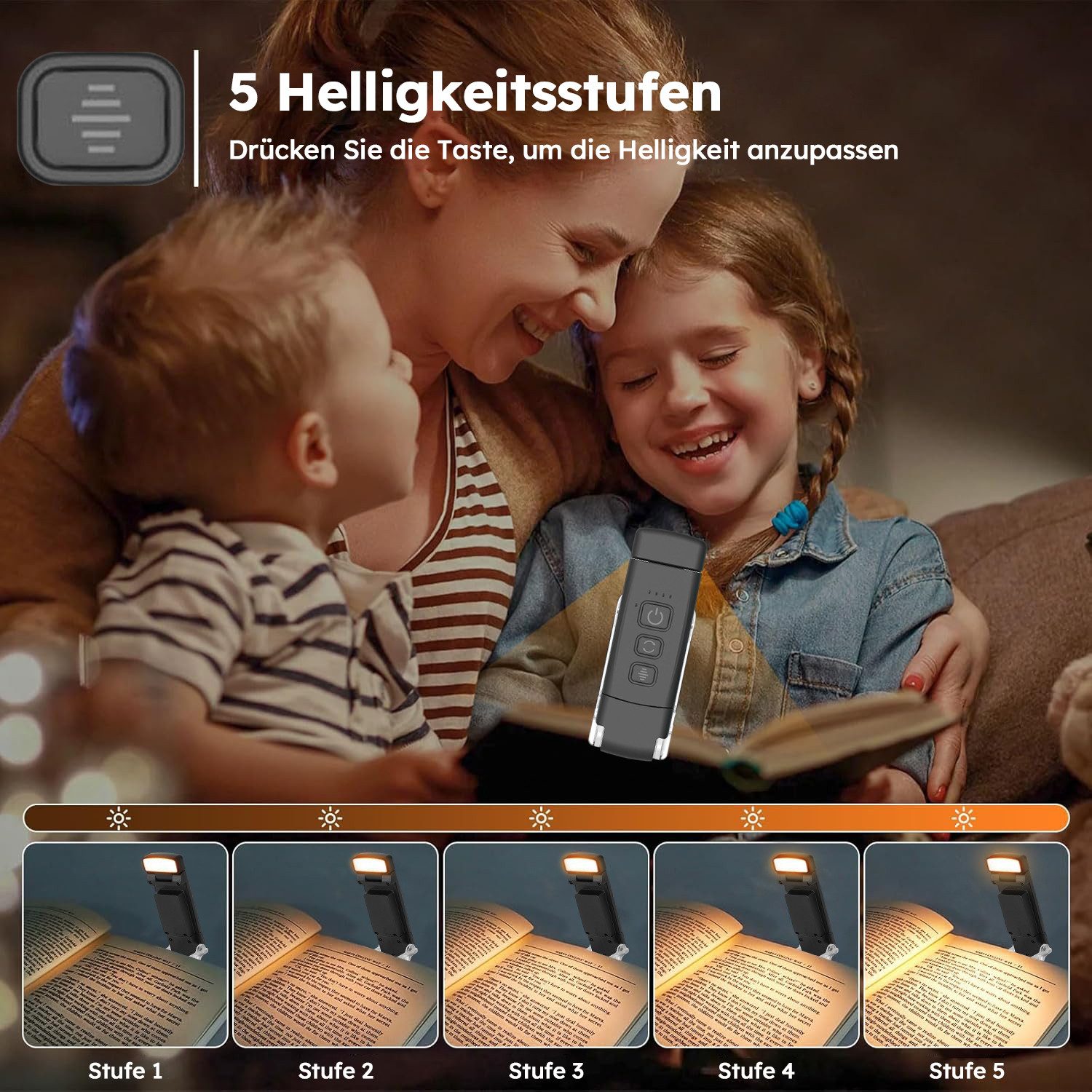 RWEUOQ LED Leselampe Led Akku Klemmlampe günstig online kaufen