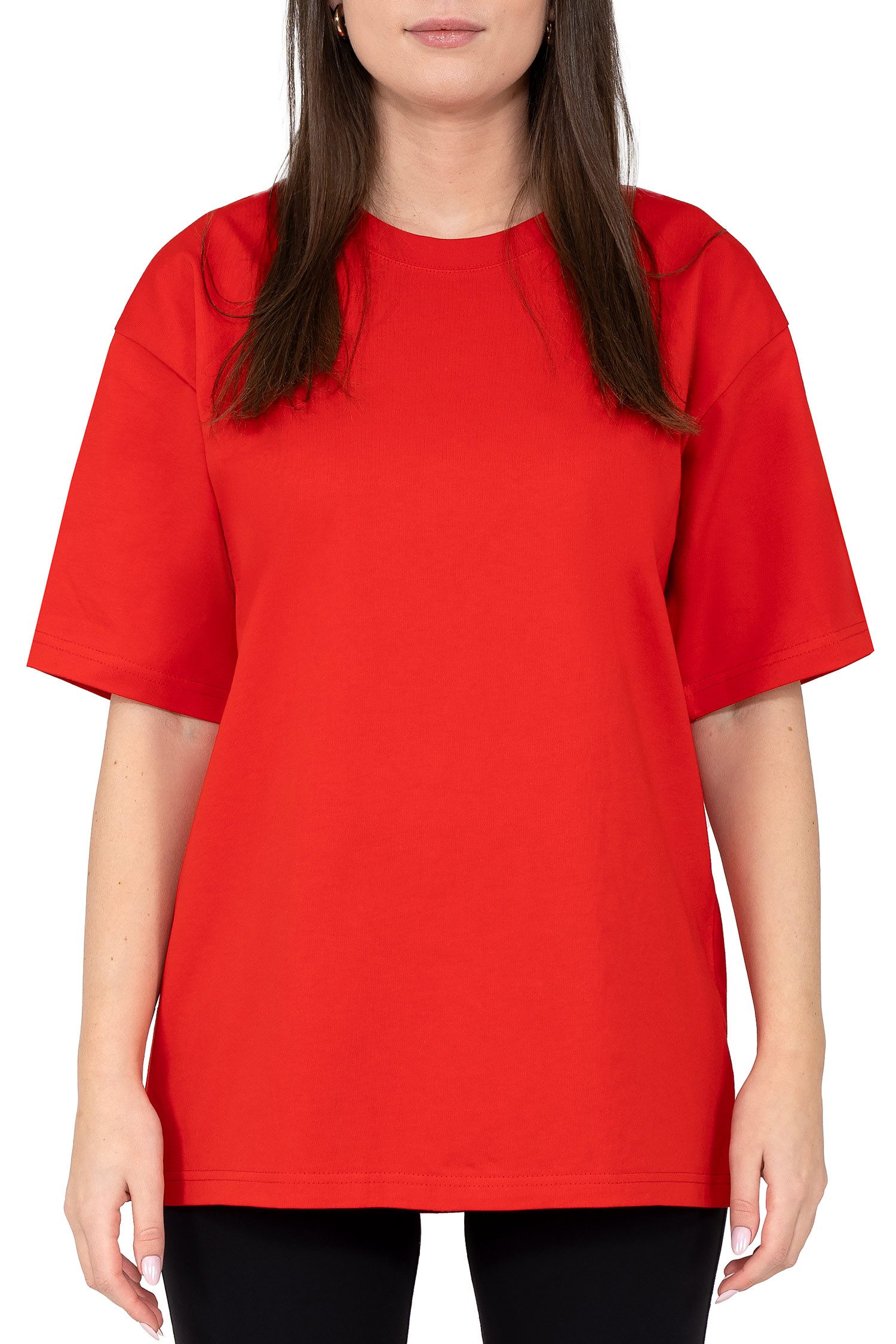 Reichstadt Oversize-Shirt Oversized Kurzarmshirt 24RSW058 in kräftigen Farben
